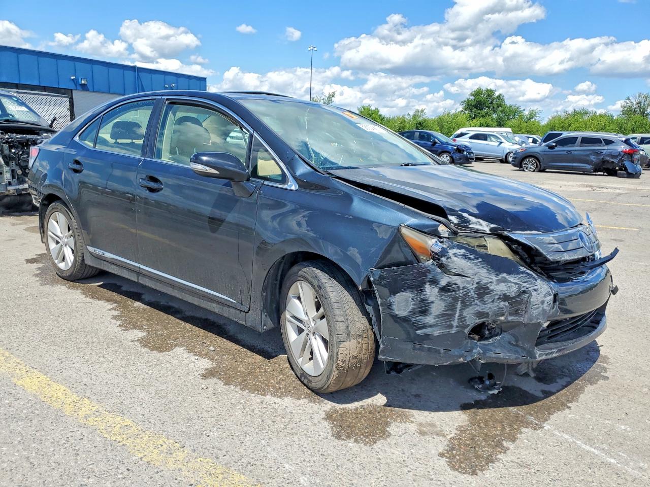 2012 Lexus Hs 250h Black vin: JTHBB1BA9C2049218