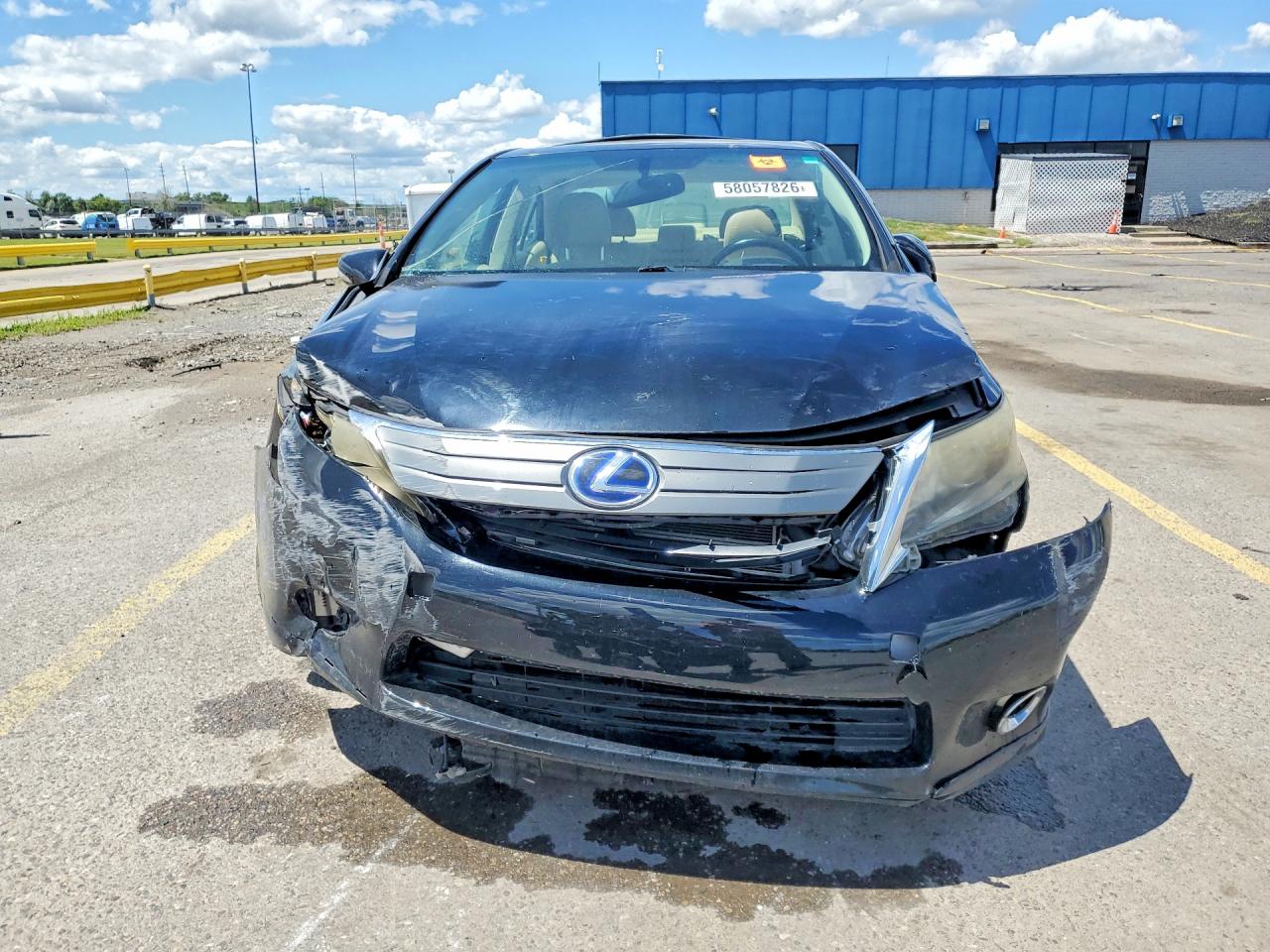 2012 Lexus Hs 250h Black vin: JTHBB1BA9C2049218