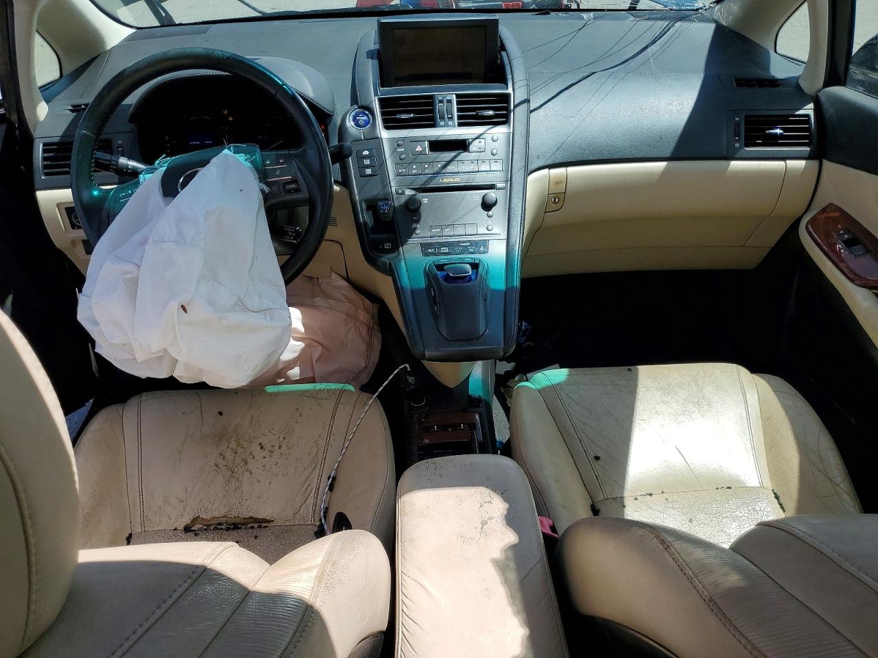 2012 Lexus Hs 250h Black vin: JTHBB1BA9C2049218
