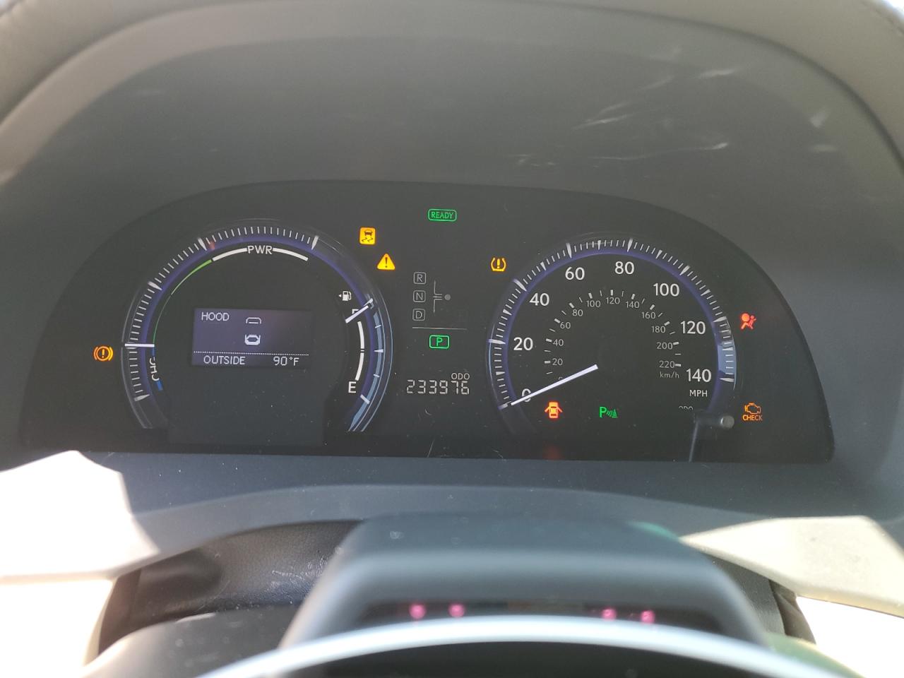 2010 Lexus Hs 250h White vin: JTHBB1BAXA2001997