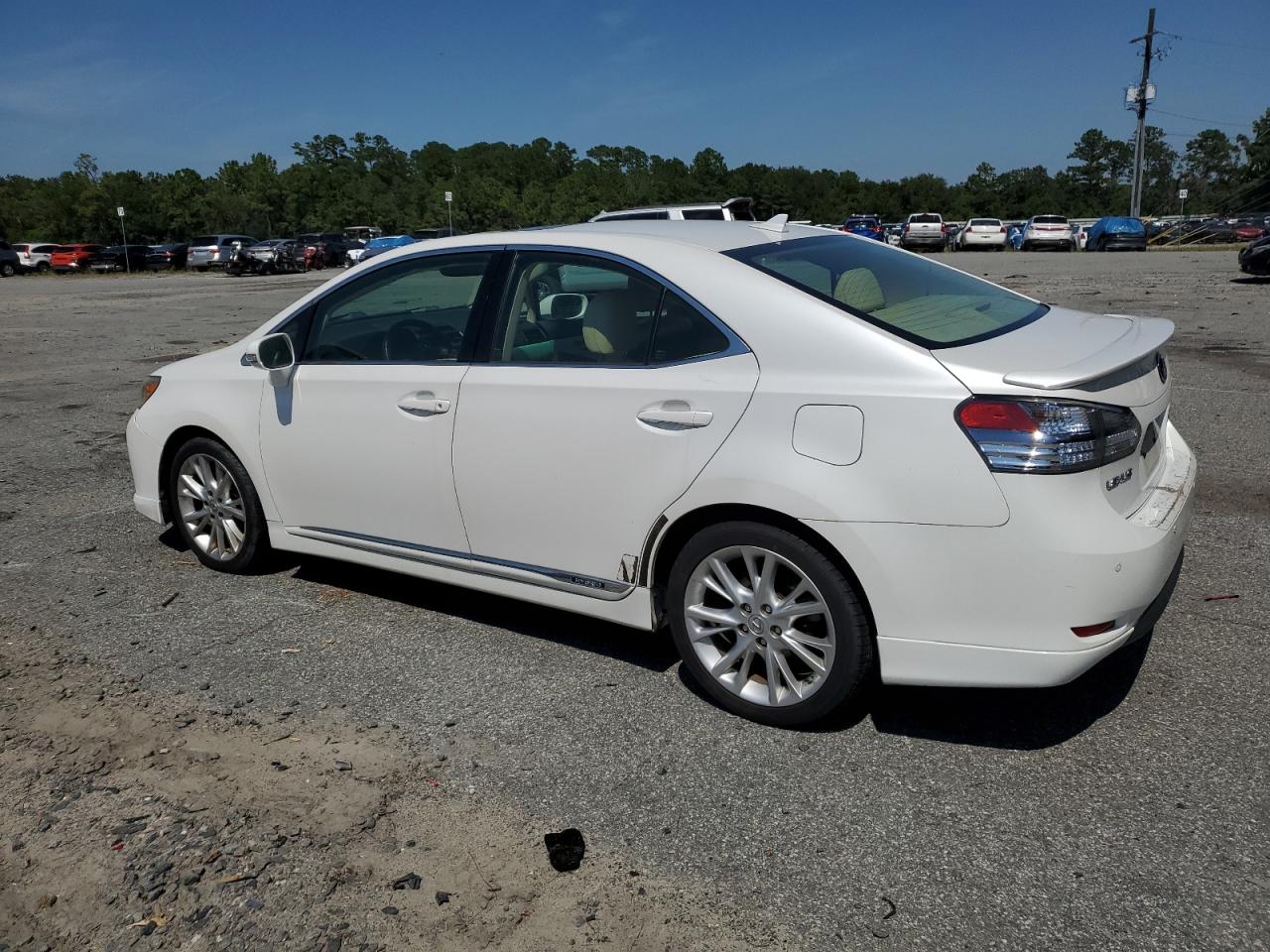 2010 Lexus Hs 250h White vin: JTHBB1BAXA2001997