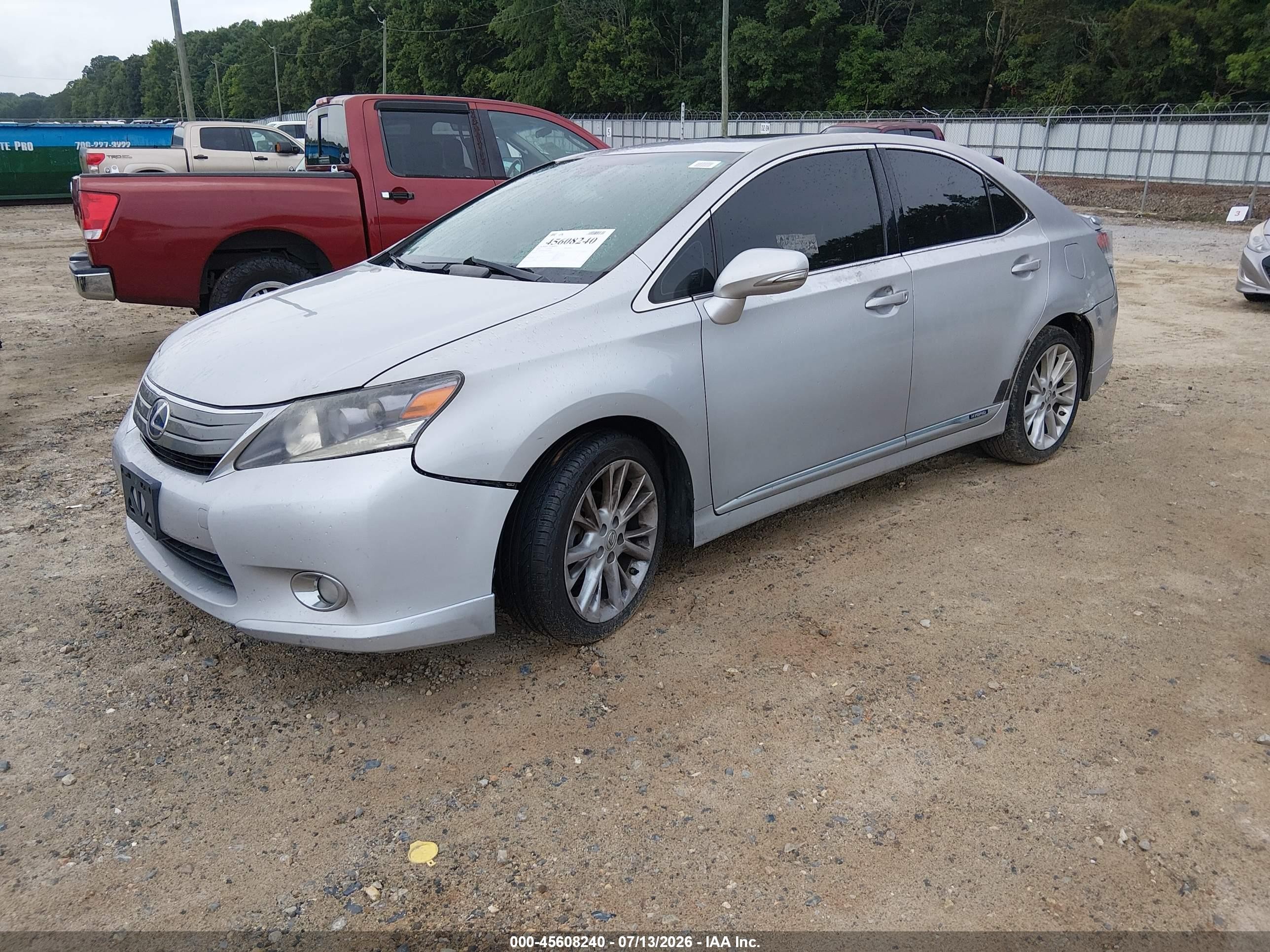 2010 Lexus Hs 250h Premium Silver vin: JTHBB1BAXA2006682