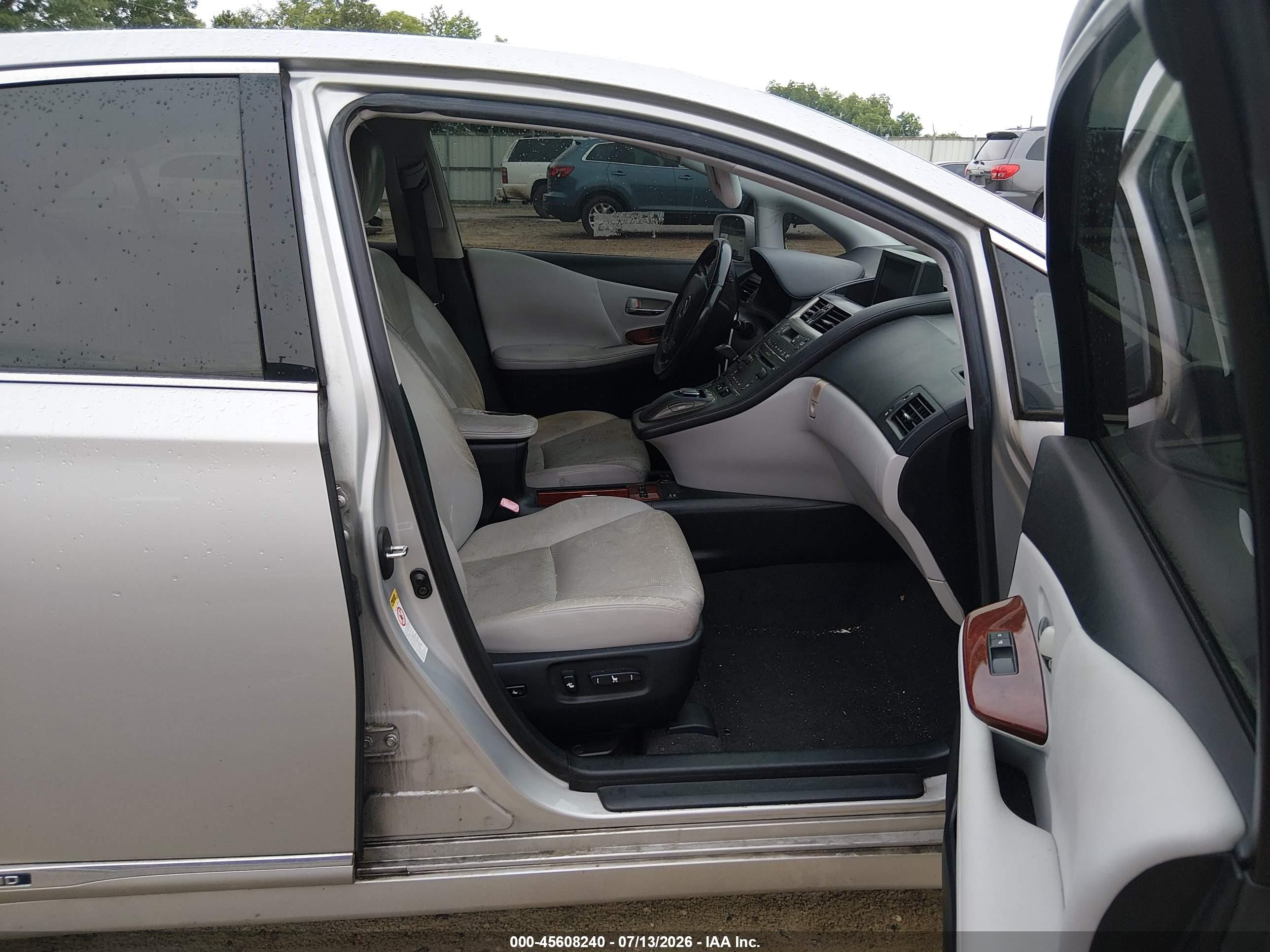 2010 Lexus Hs 250h Premium Silver vin: JTHBB1BAXA2006682