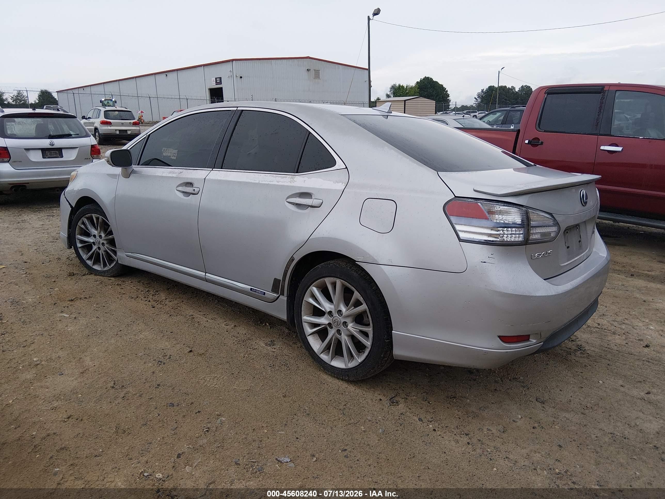 2010 Lexus Hs 250h Premium Silver vin: JTHBB1BAXA2006682