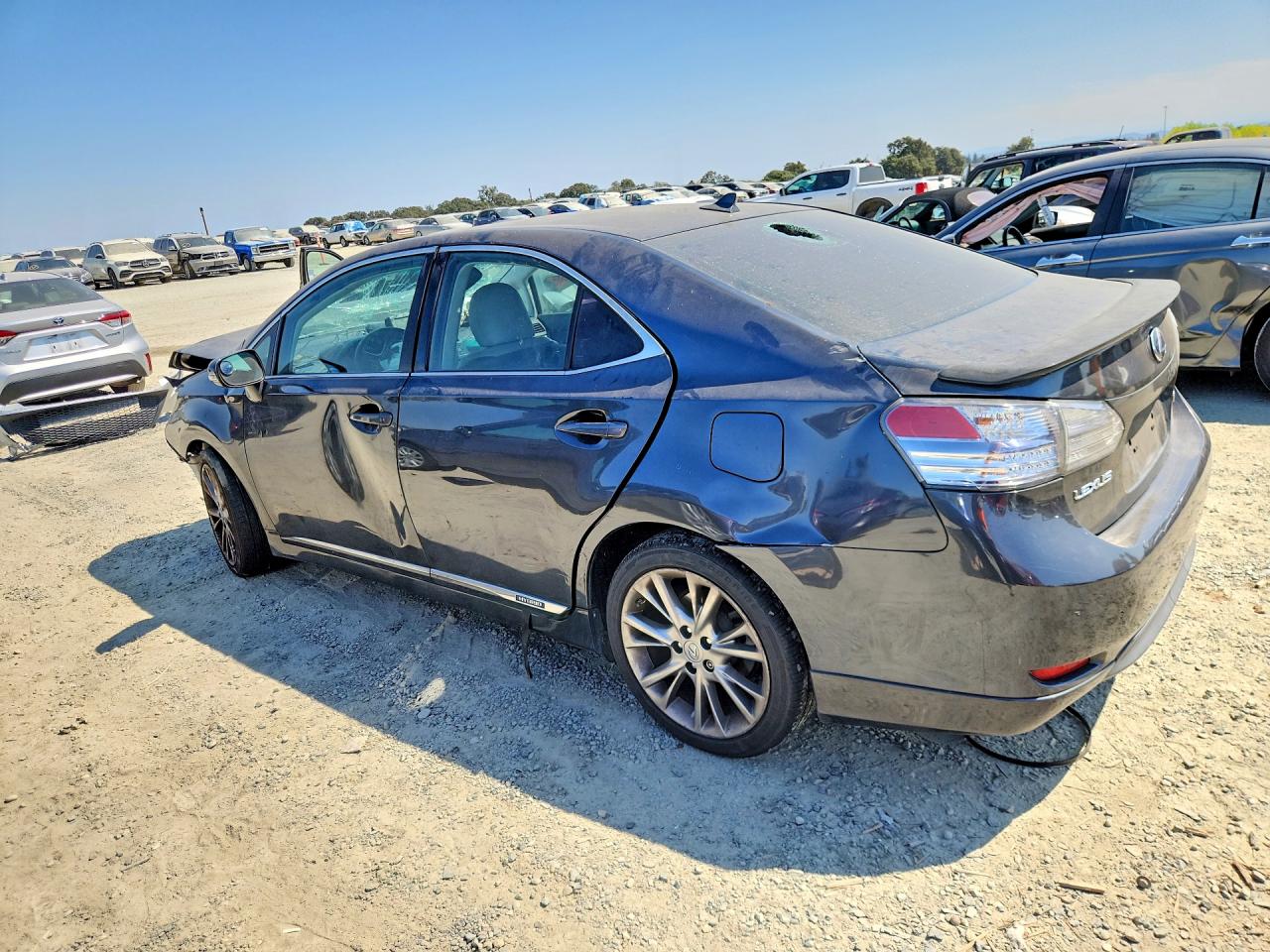 2010 Lexus Hs 250h Gray vin: JTHBB1BAXA2009758