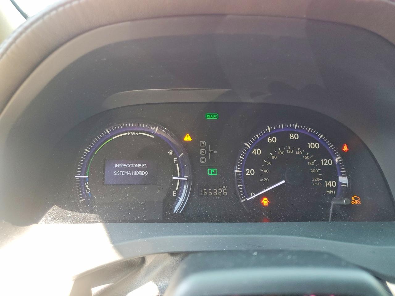 2010 Lexus Hs 250h Premium Red vin: JTHBB1BAXA2012787