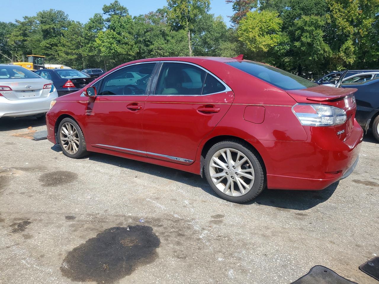 2010 Lexus Hs 250h Premium Red vin: JTHBB1BAXA2012787