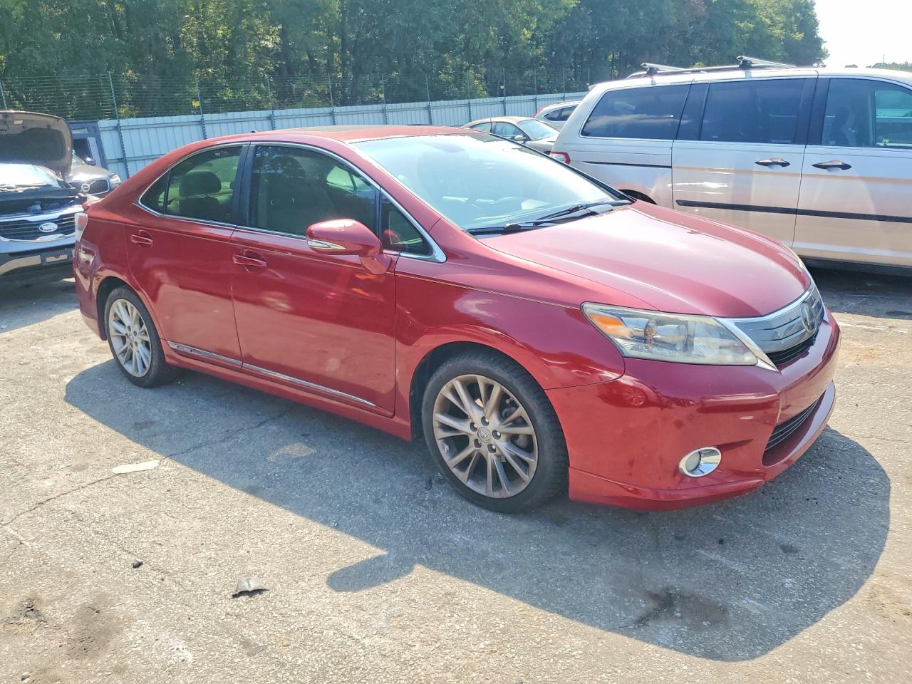 2010 Lexus Hs 250h Premium Red vin: JTHBB1BAXA2012787