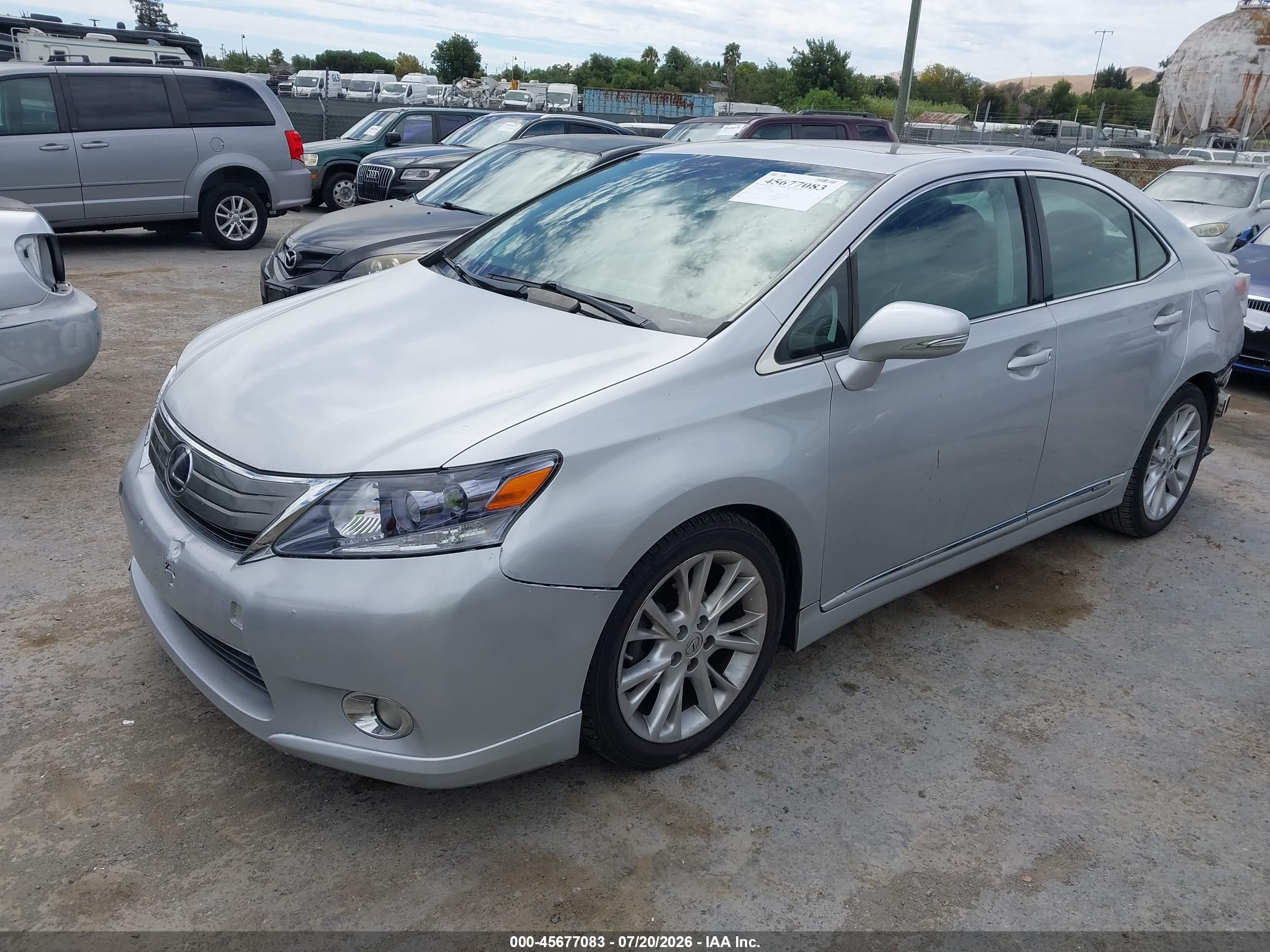 2010 Lexus Hs 250h Premium Gray vin: JTHBB1BAXA2024034