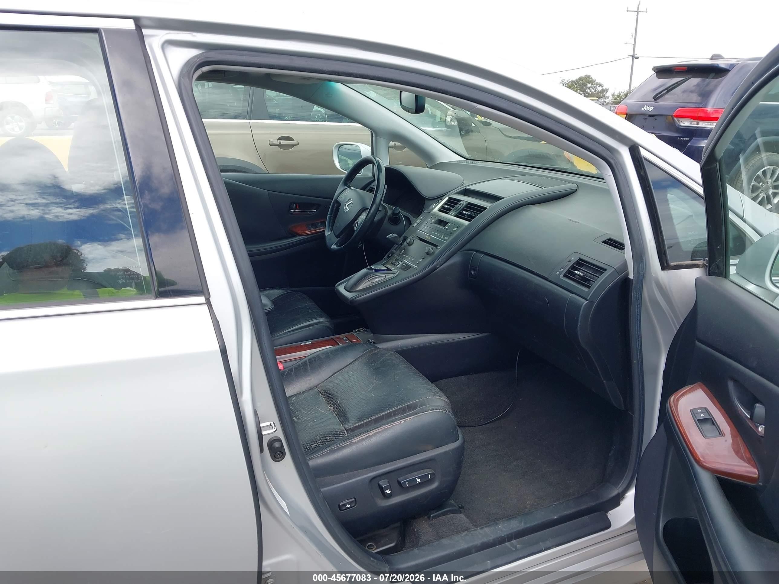2010 Lexus Hs 250h Premium Gray vin: JTHBB1BAXA2024034
