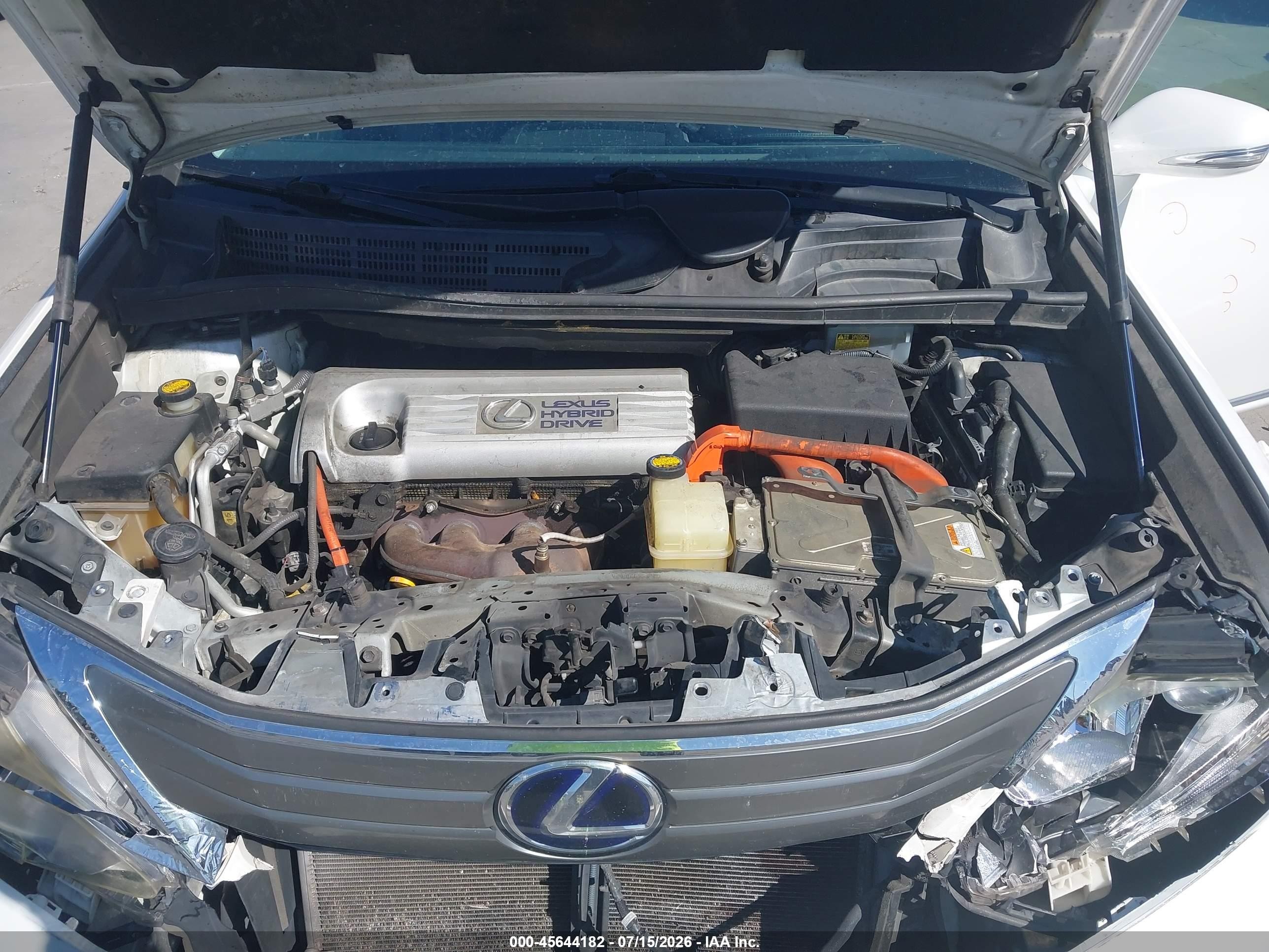2010 Lexus Hs 250h White vin: JTHBB1BAXA2030951
