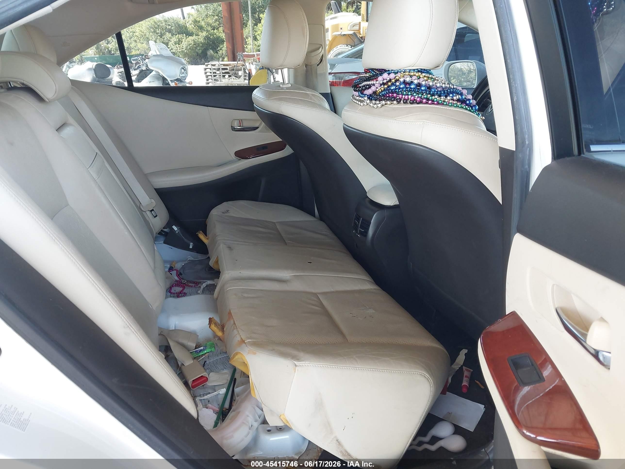 2010 Lexus Hs 250h Premium White vin: JTHBB1BAXA2032165