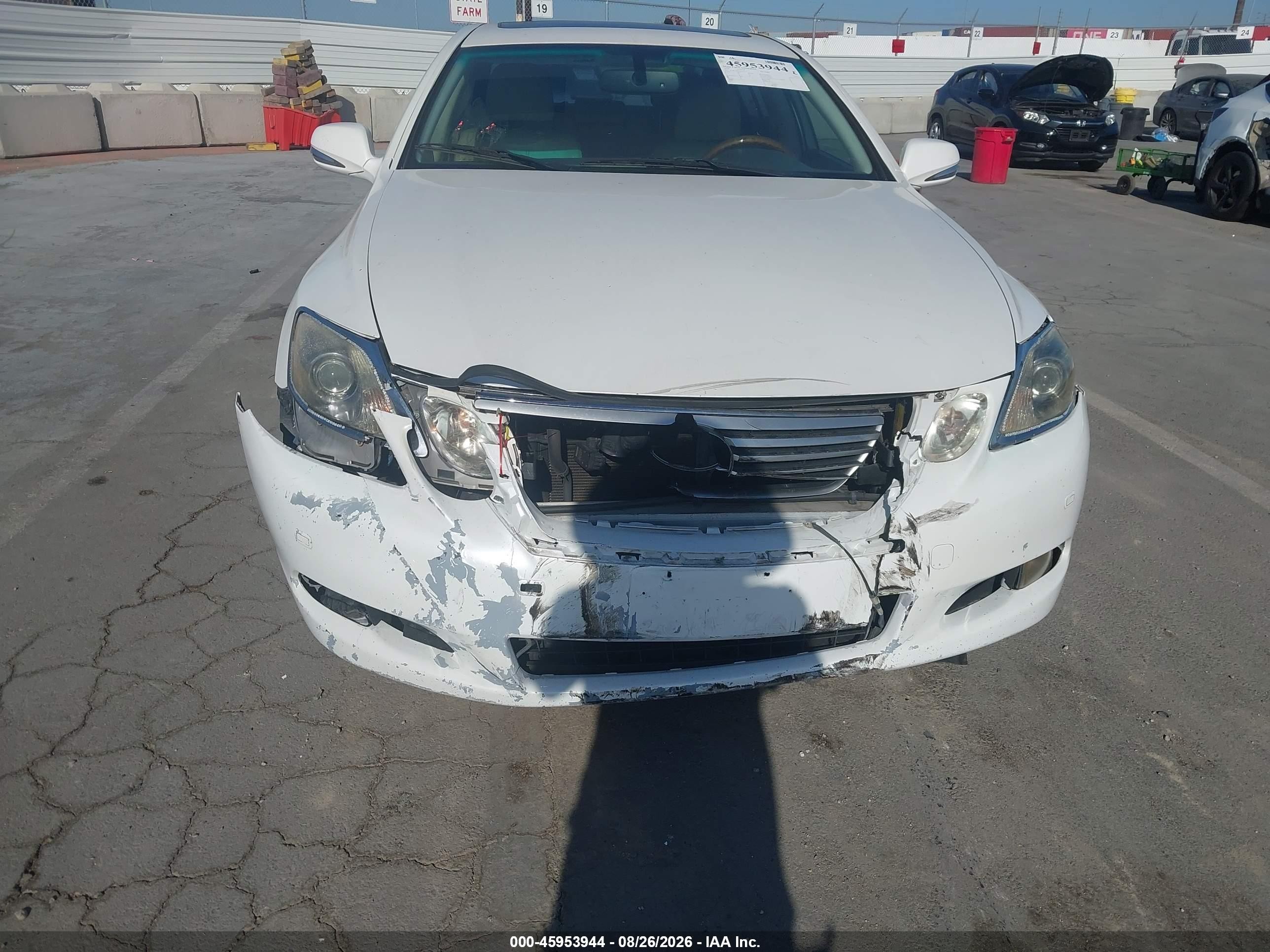 2010 Lexus Gs 450h   Белый vin: JTHBC1KS0A5021115