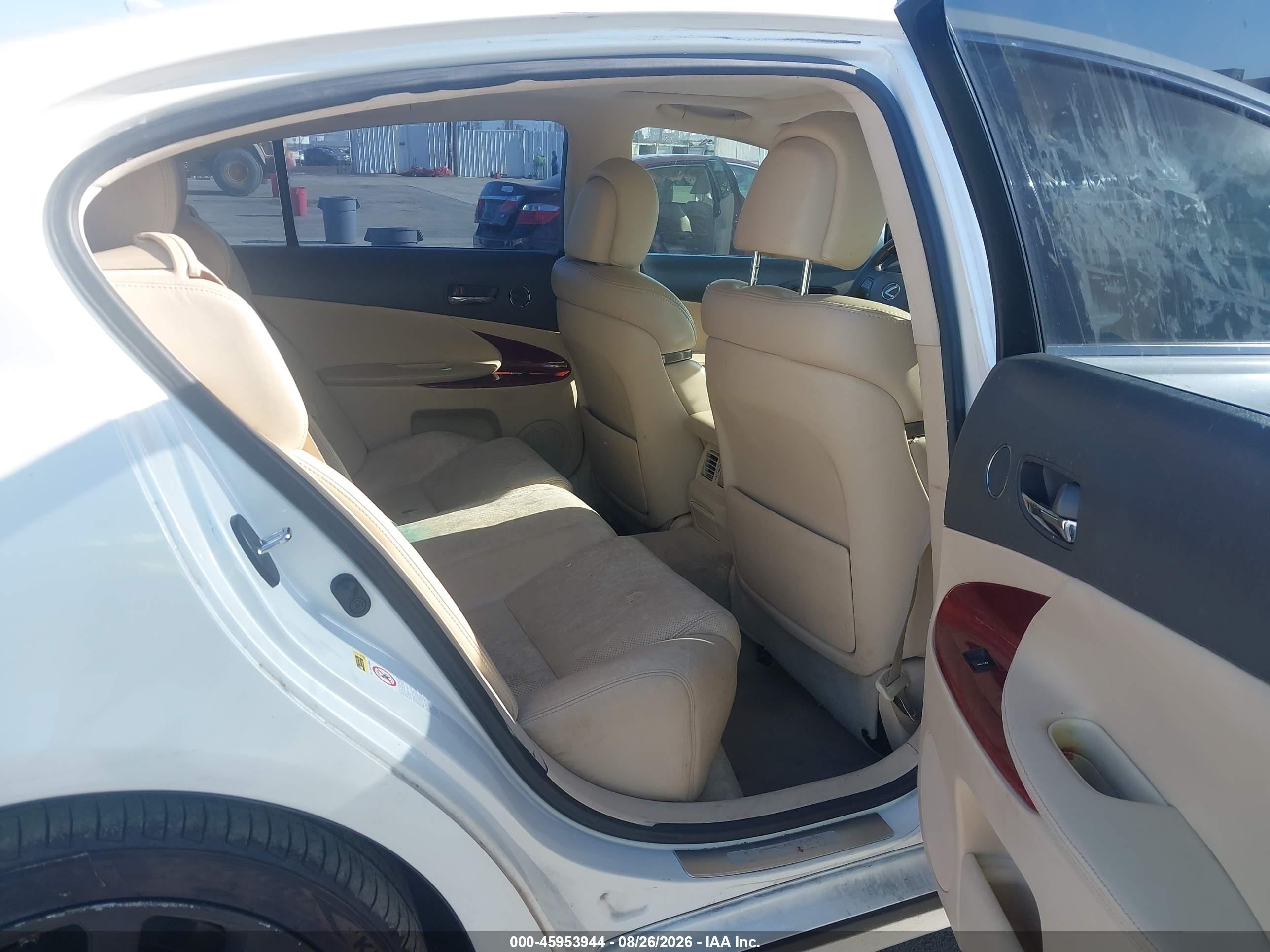 2010 Lexus Gs 450h   Белый vin: JTHBC1KS0A5021115
