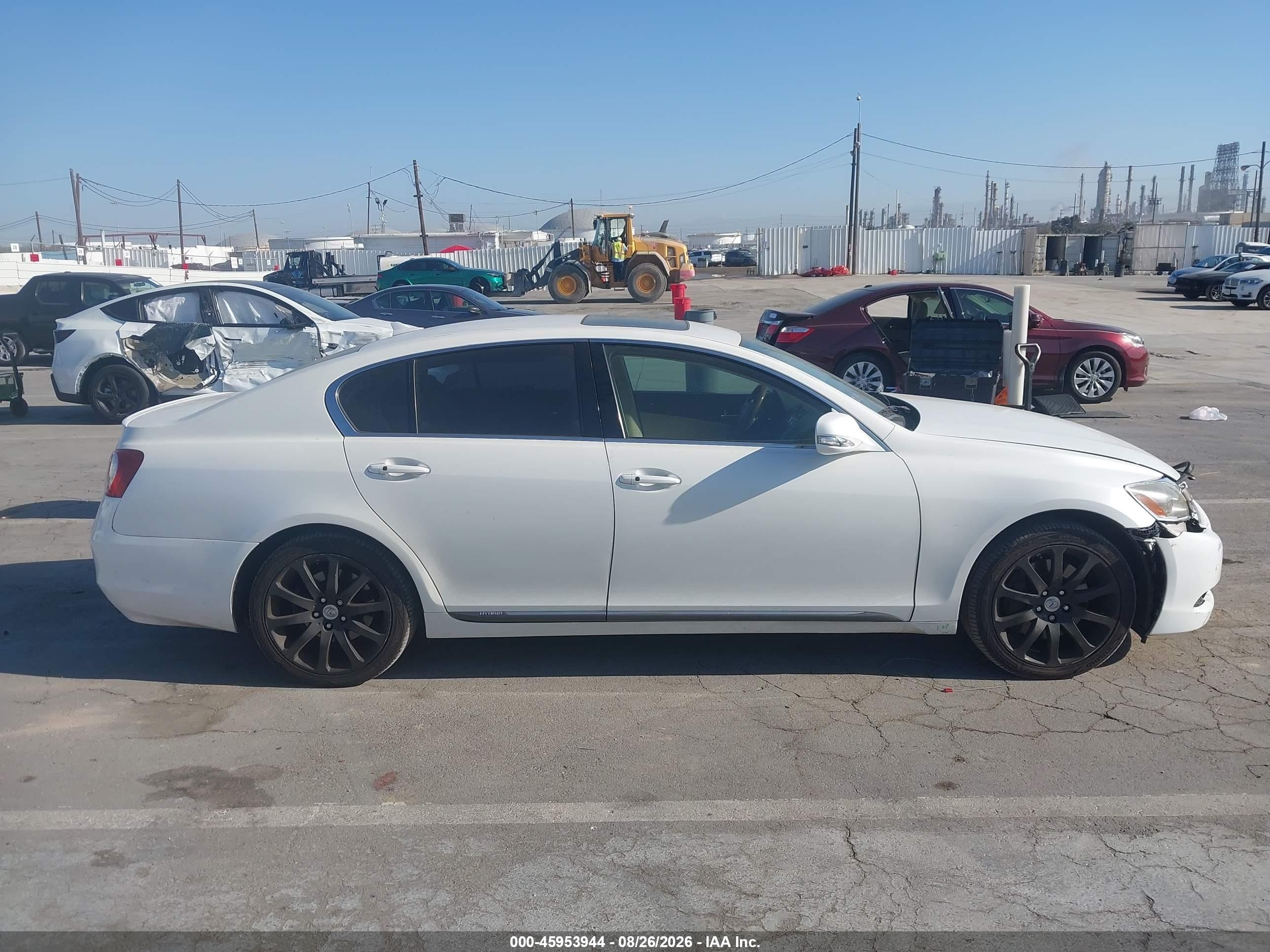 2010 Lexus Gs 450h   Белый vin: JTHBC1KS0A5021115