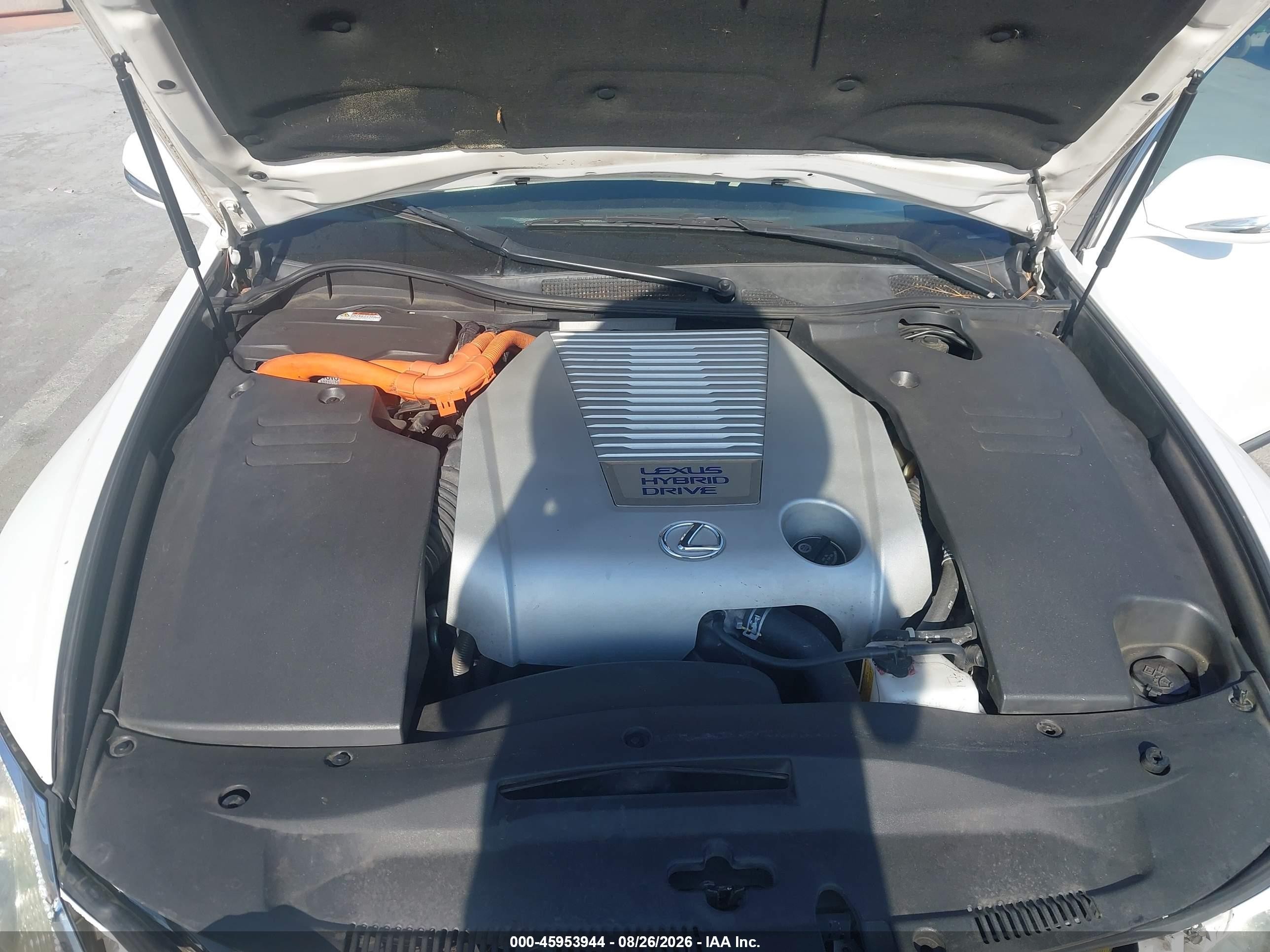 2010 Lexus Gs 450h   Белый vin: JTHBC1KS0A5021115