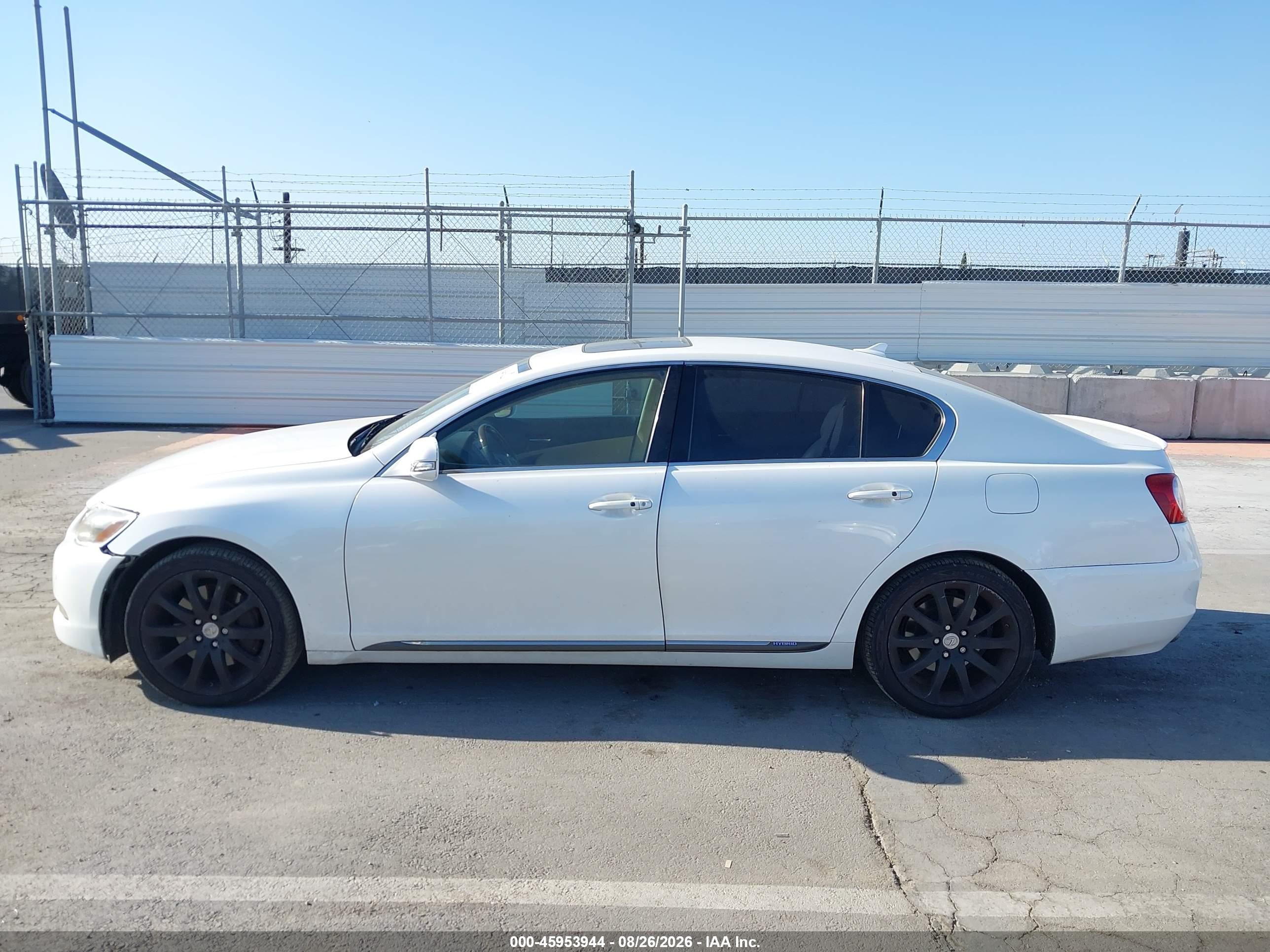 2010 Lexus Gs 450h   Белый vin: JTHBC1KS0A5021115