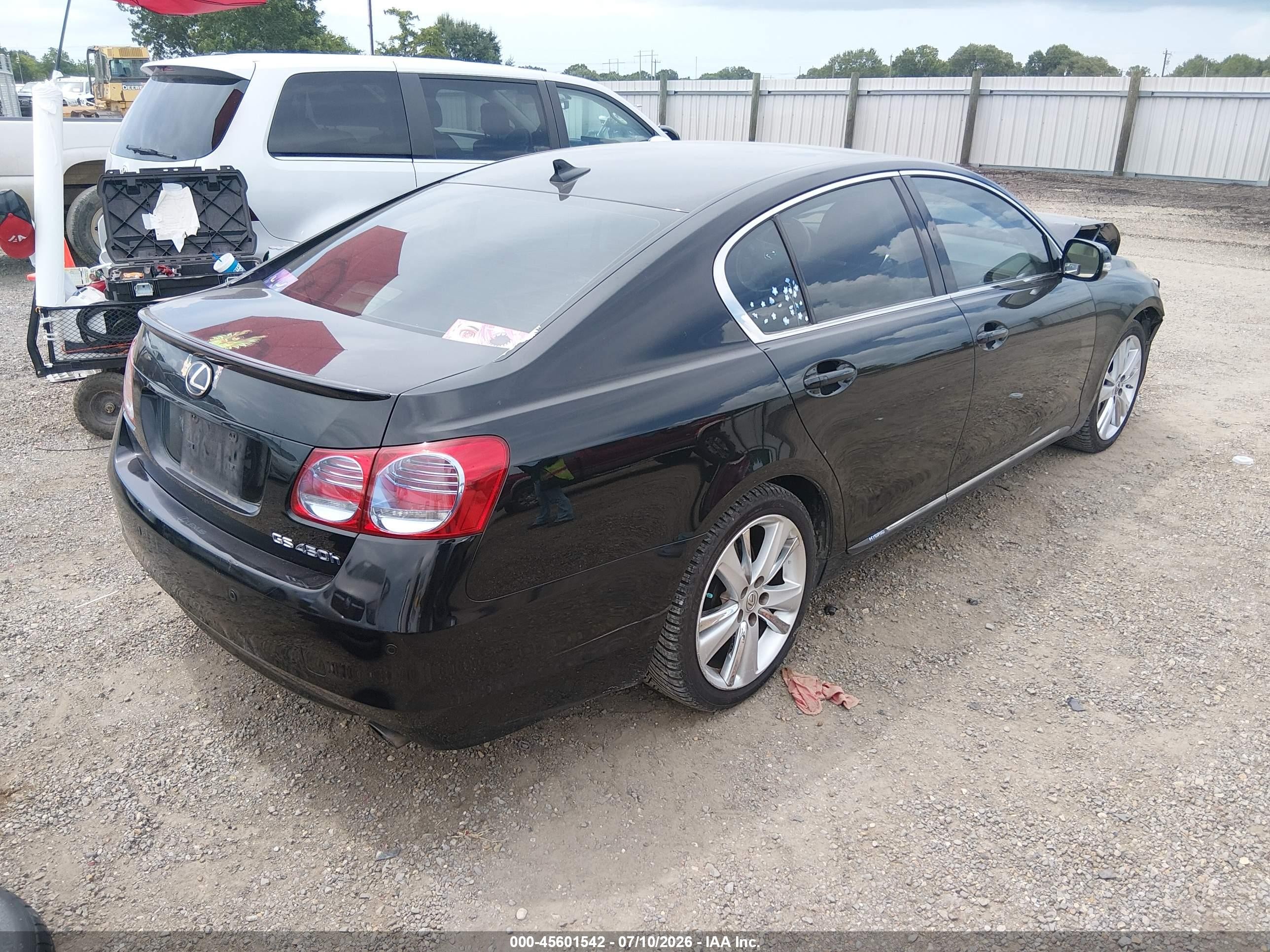2011 Lexus Gs 450h   Black vin: JTHBC1KS2B5023949