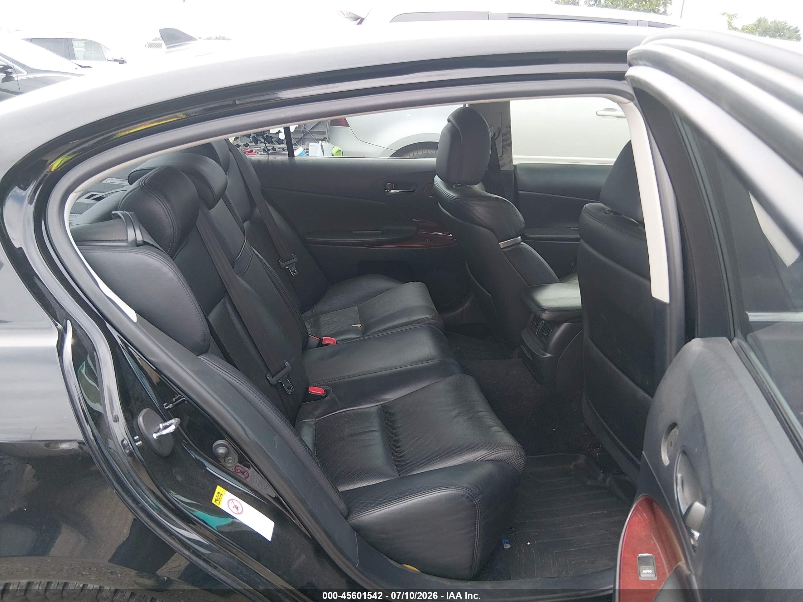2011 Lexus Gs 450h   Black vin: JTHBC1KS2B5023949