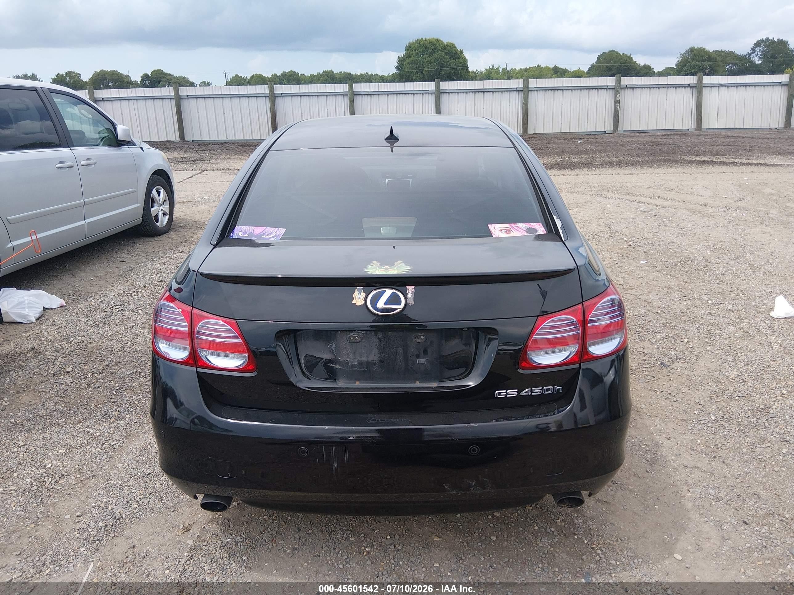 2011 Lexus Gs 450h   Black vin: JTHBC1KS2B5023949