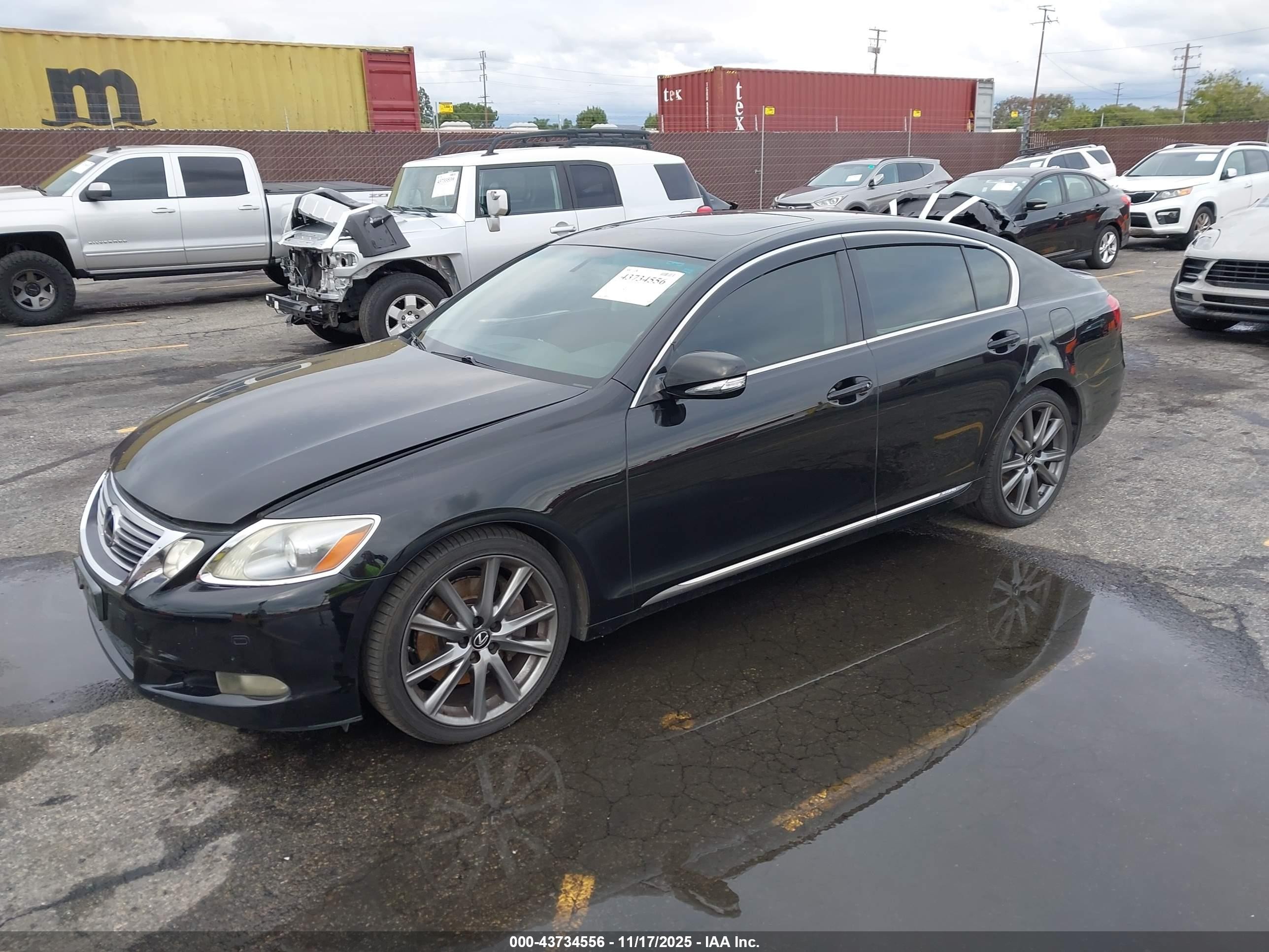 2011 Lexus Gs 450h   Black vin: JTHBC1KS2B5024499