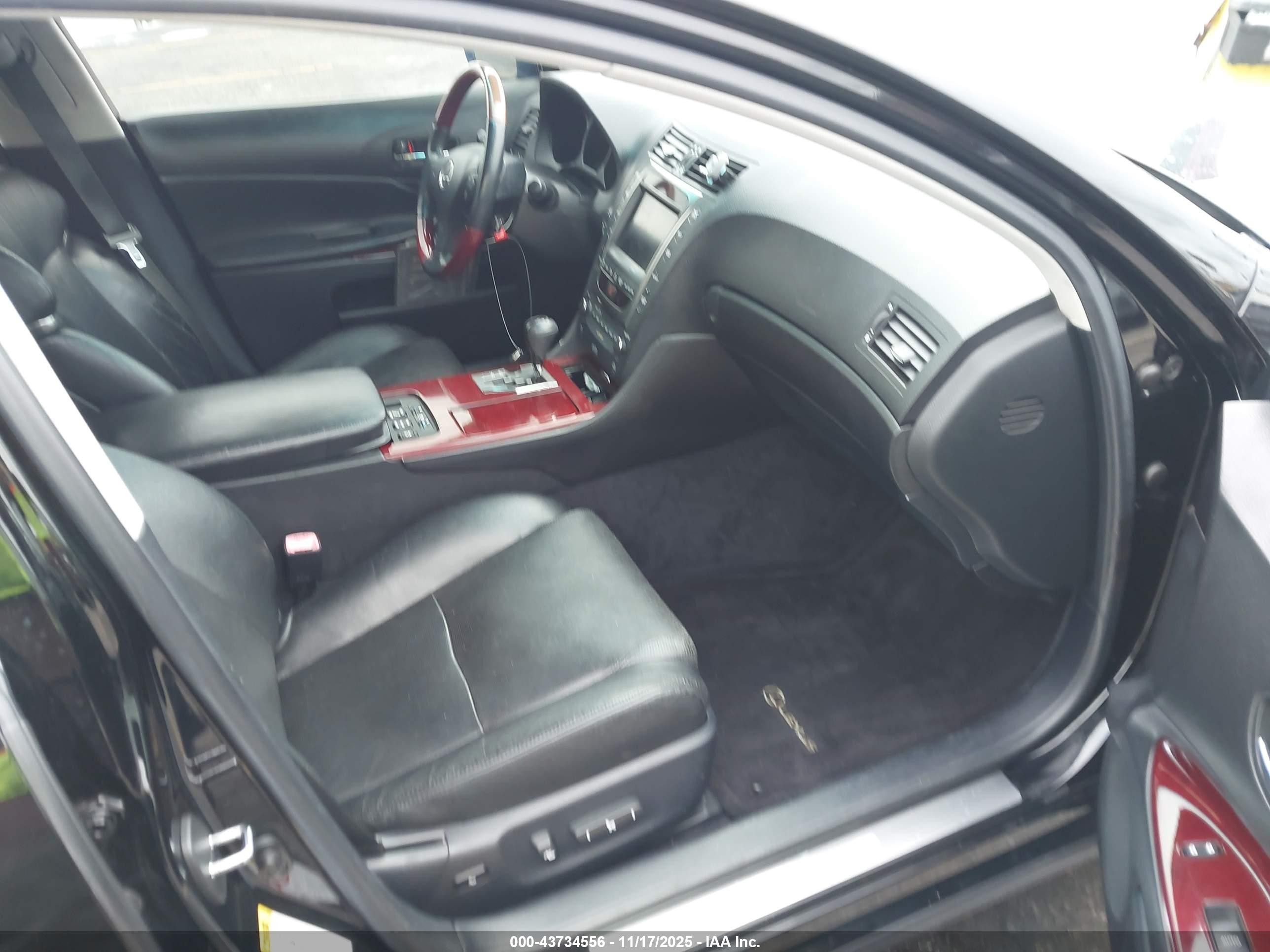 2011 Lexus Gs 450h   Black vin: JTHBC1KS2B5024499