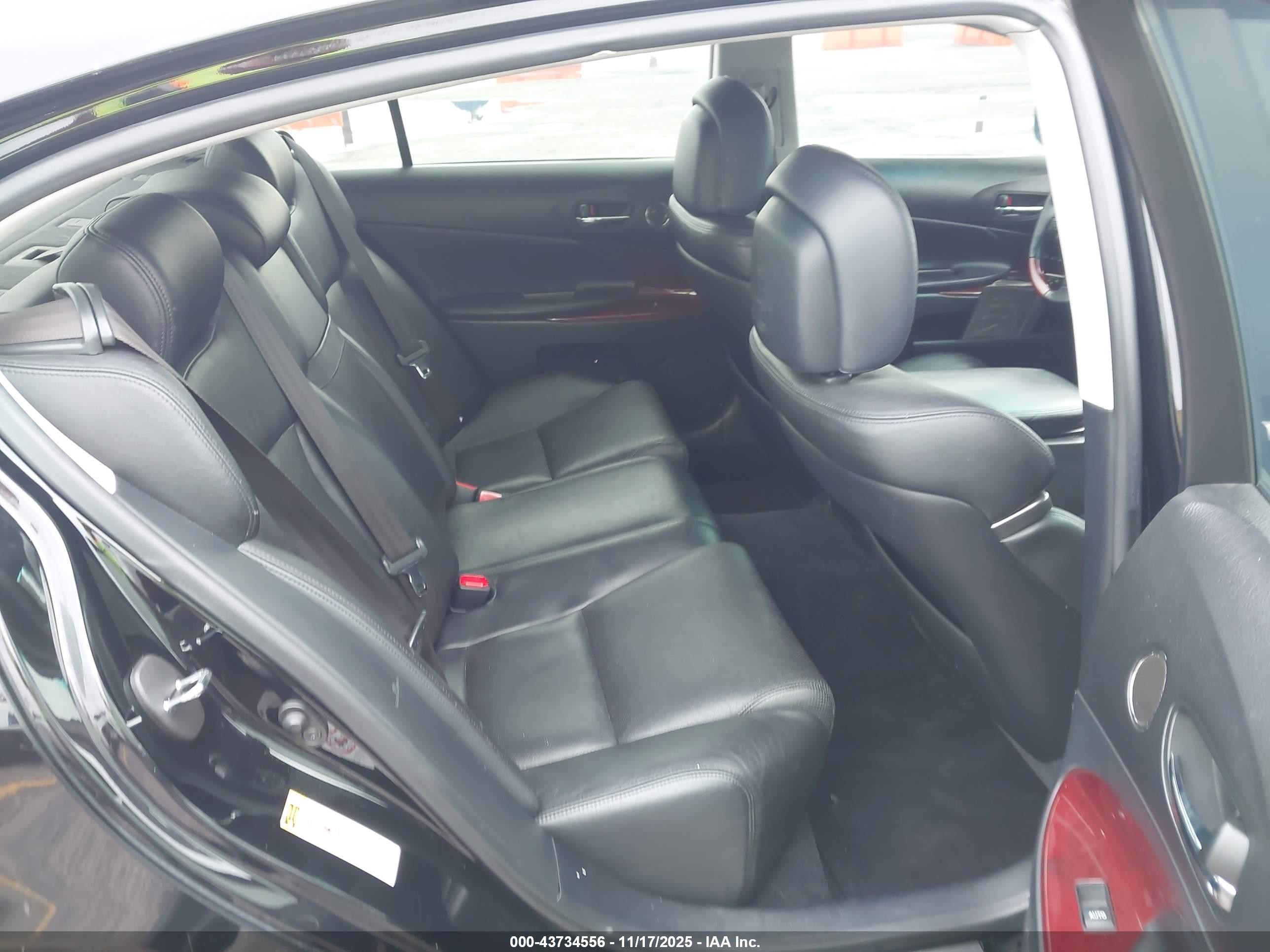 2011 Lexus Gs 450h   Black vin: JTHBC1KS2B5024499