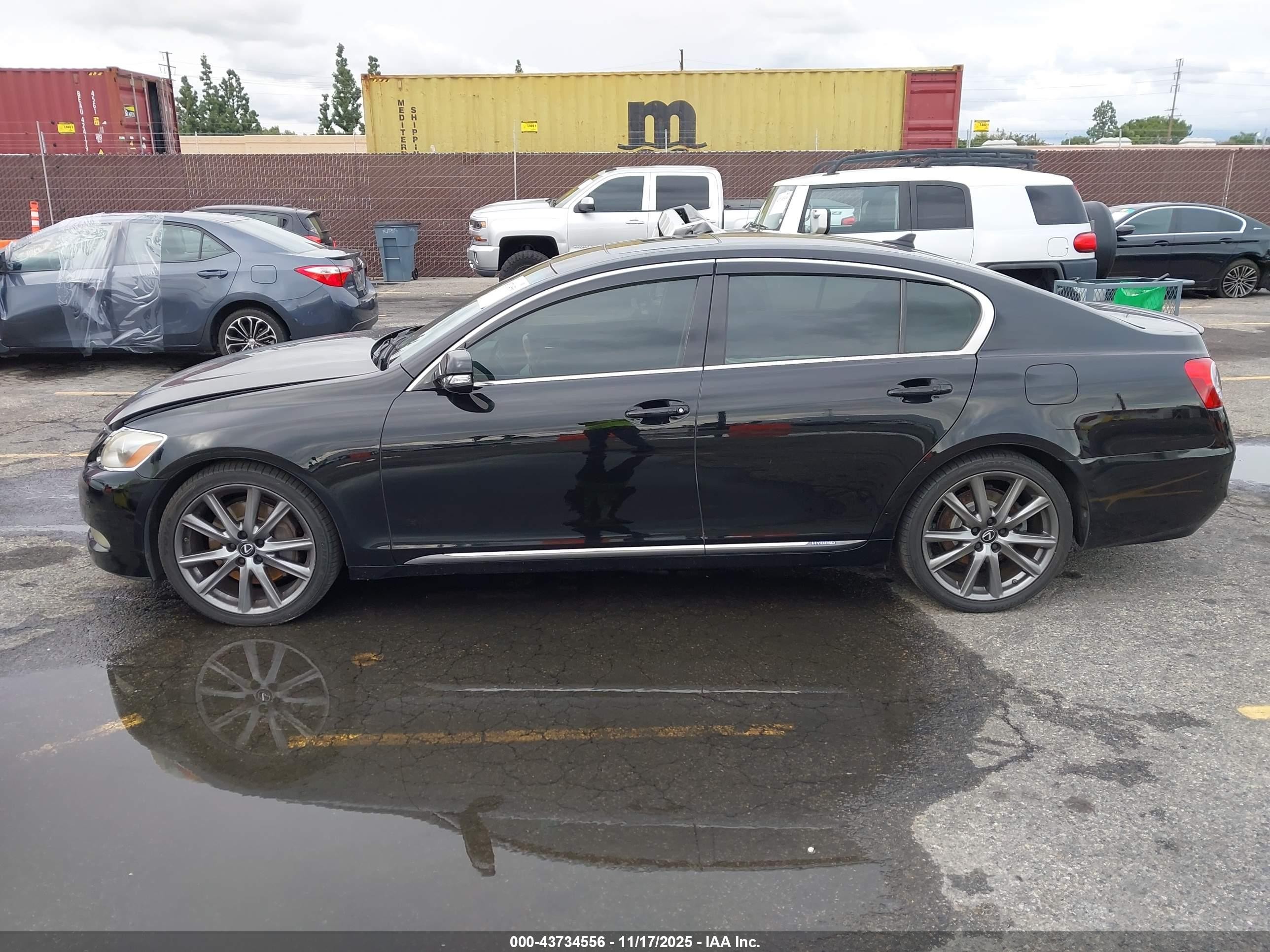 2011 Lexus Gs 450h   Black vin: JTHBC1KS2B5024499