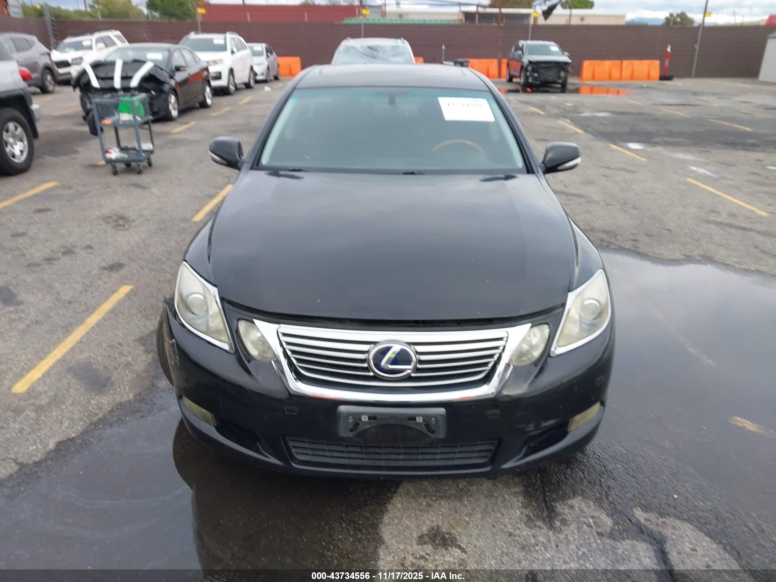 2011 Lexus Gs 450h   Black vin: JTHBC1KS2B5024499