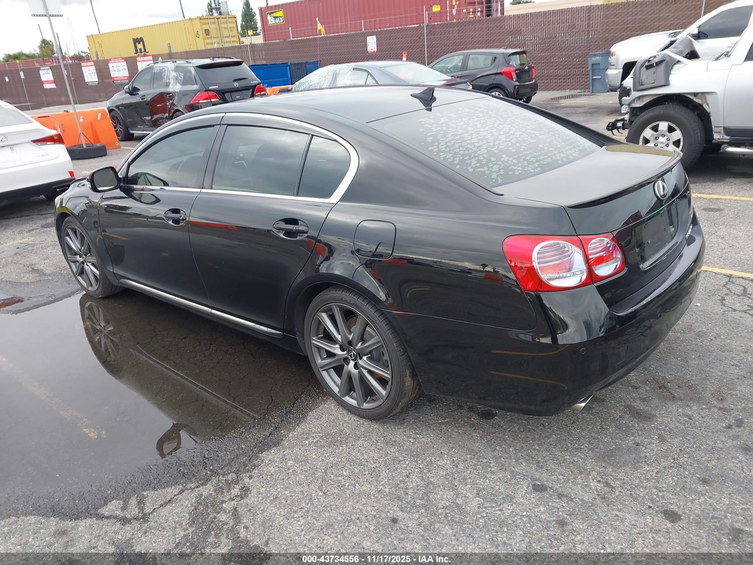 2011 Lexus Gs 450h   Black vin: JTHBC1KS2B5024499