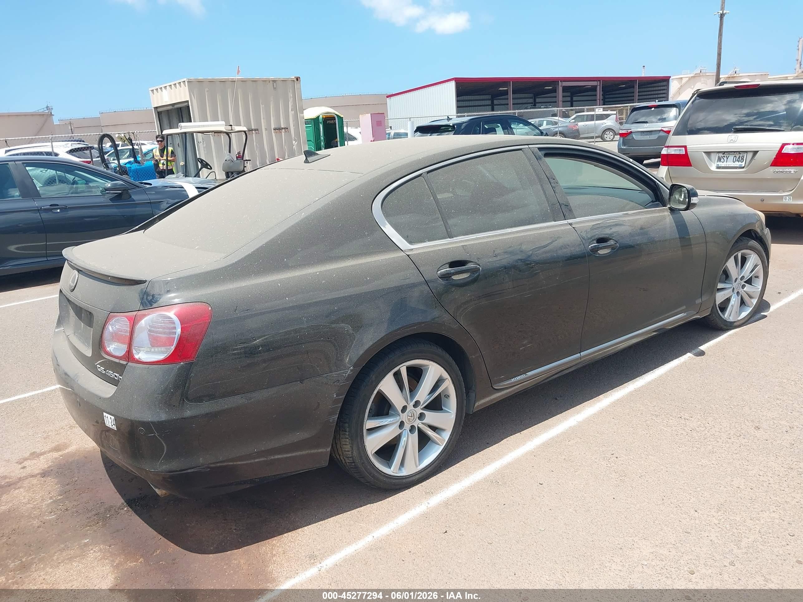 2010 Lexus Gs 450h   Black vin: JTHBC1KS5A5021031