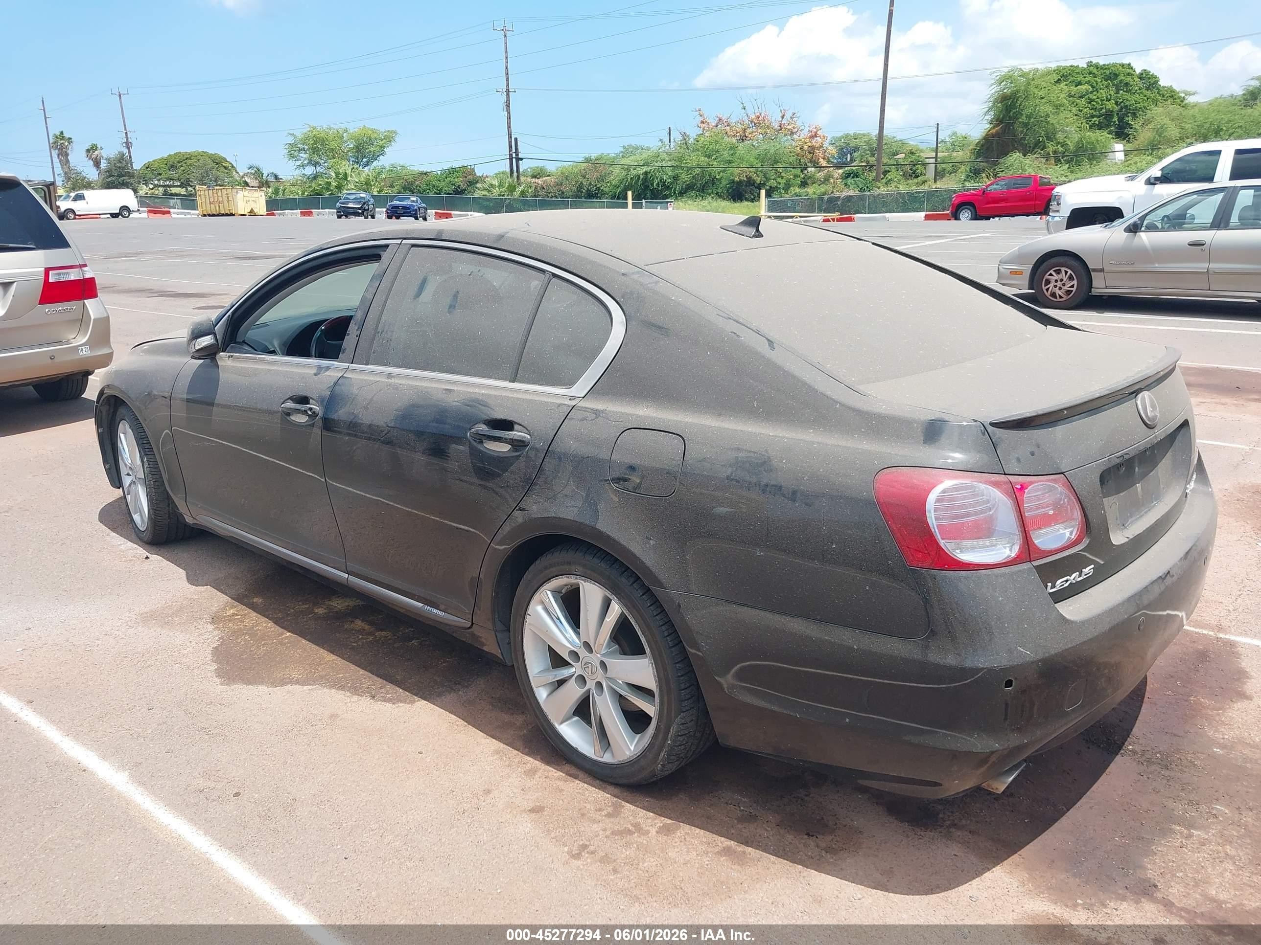 2010 Lexus Gs 450h   Black vin: JTHBC1KS5A5021031