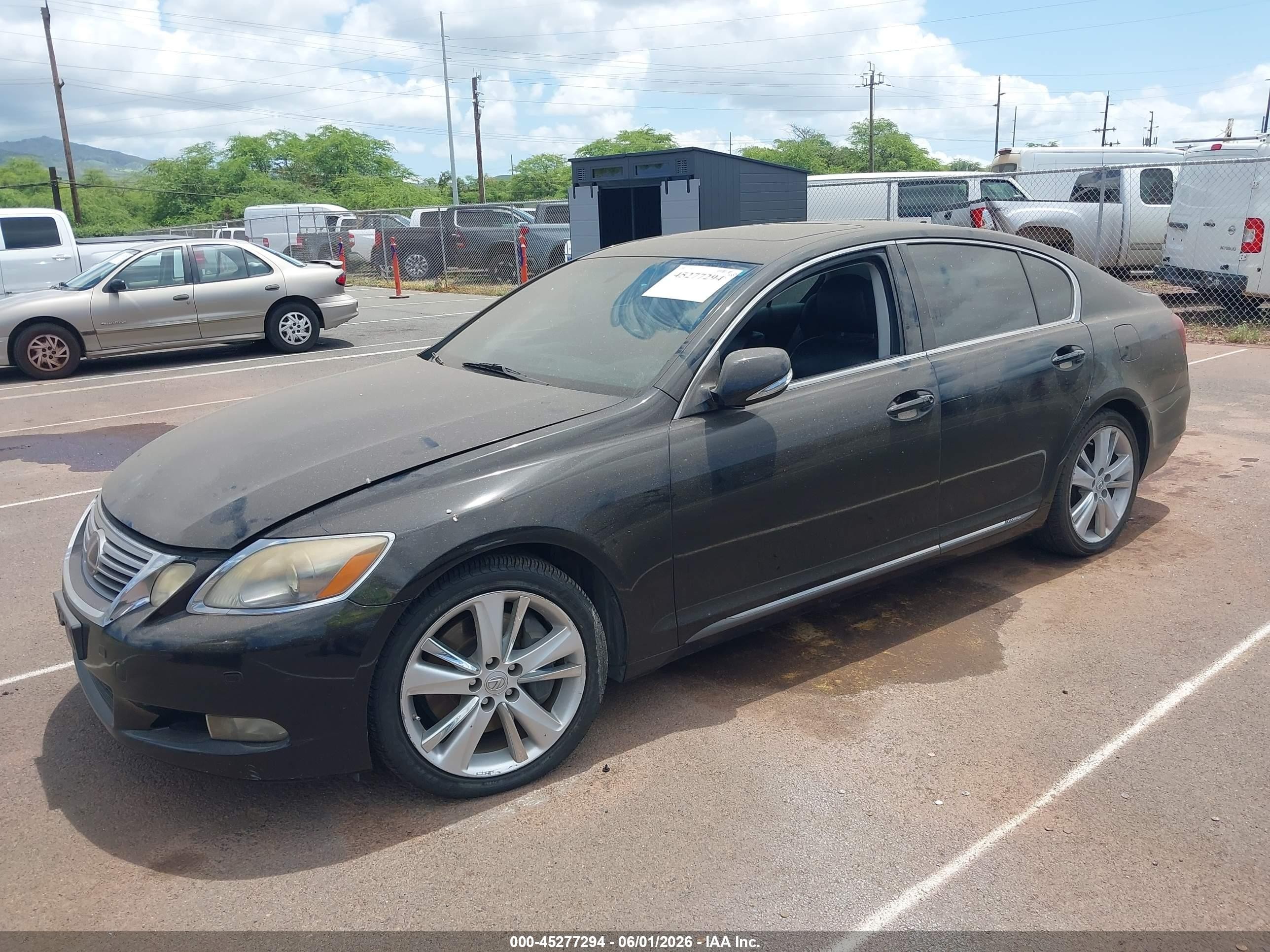 2010 Lexus Gs 450h   Black vin: JTHBC1KS5A5021031