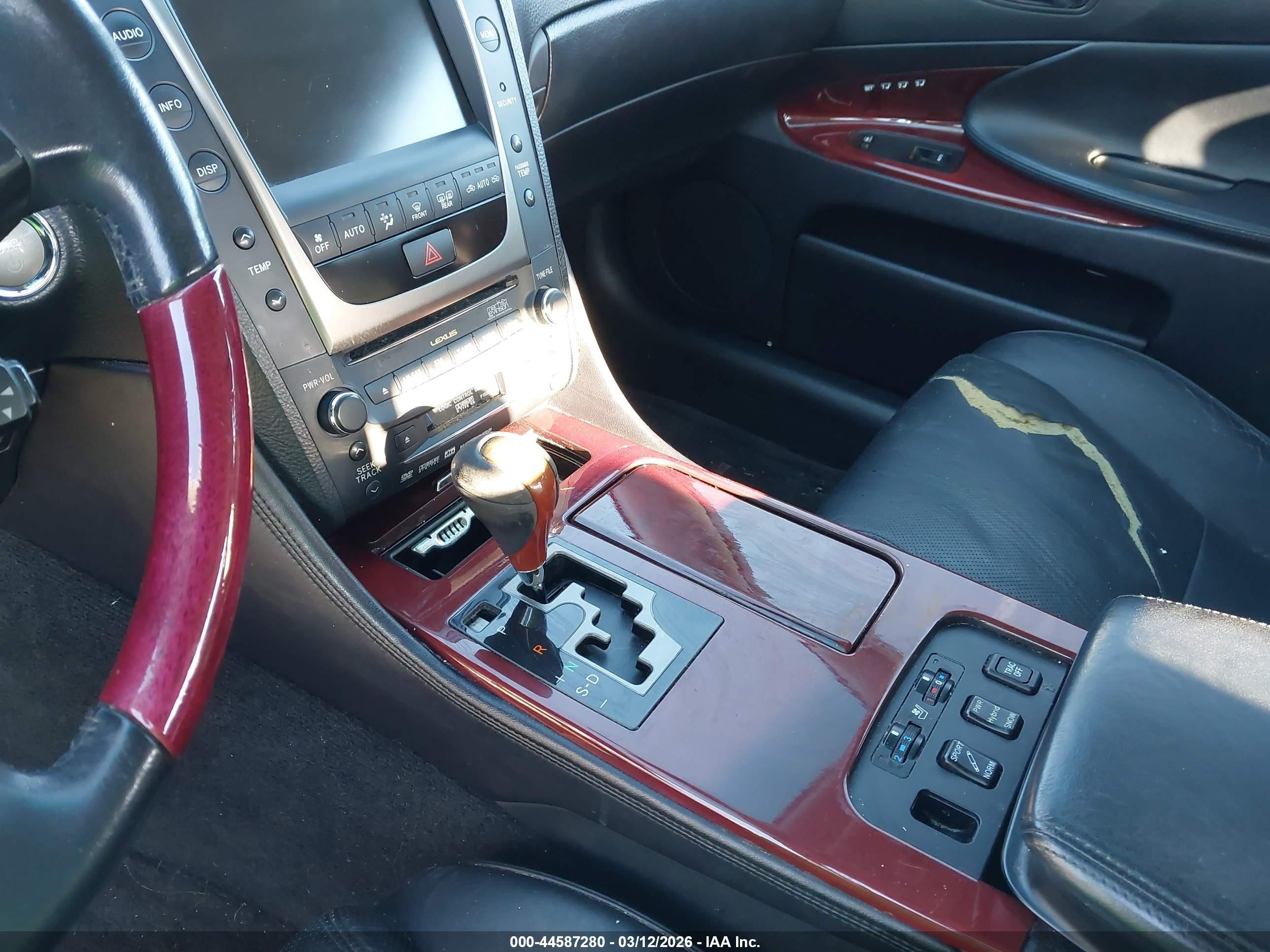 2007 Lexus Gs 450h   Silver vin: JTHBC96S075001285