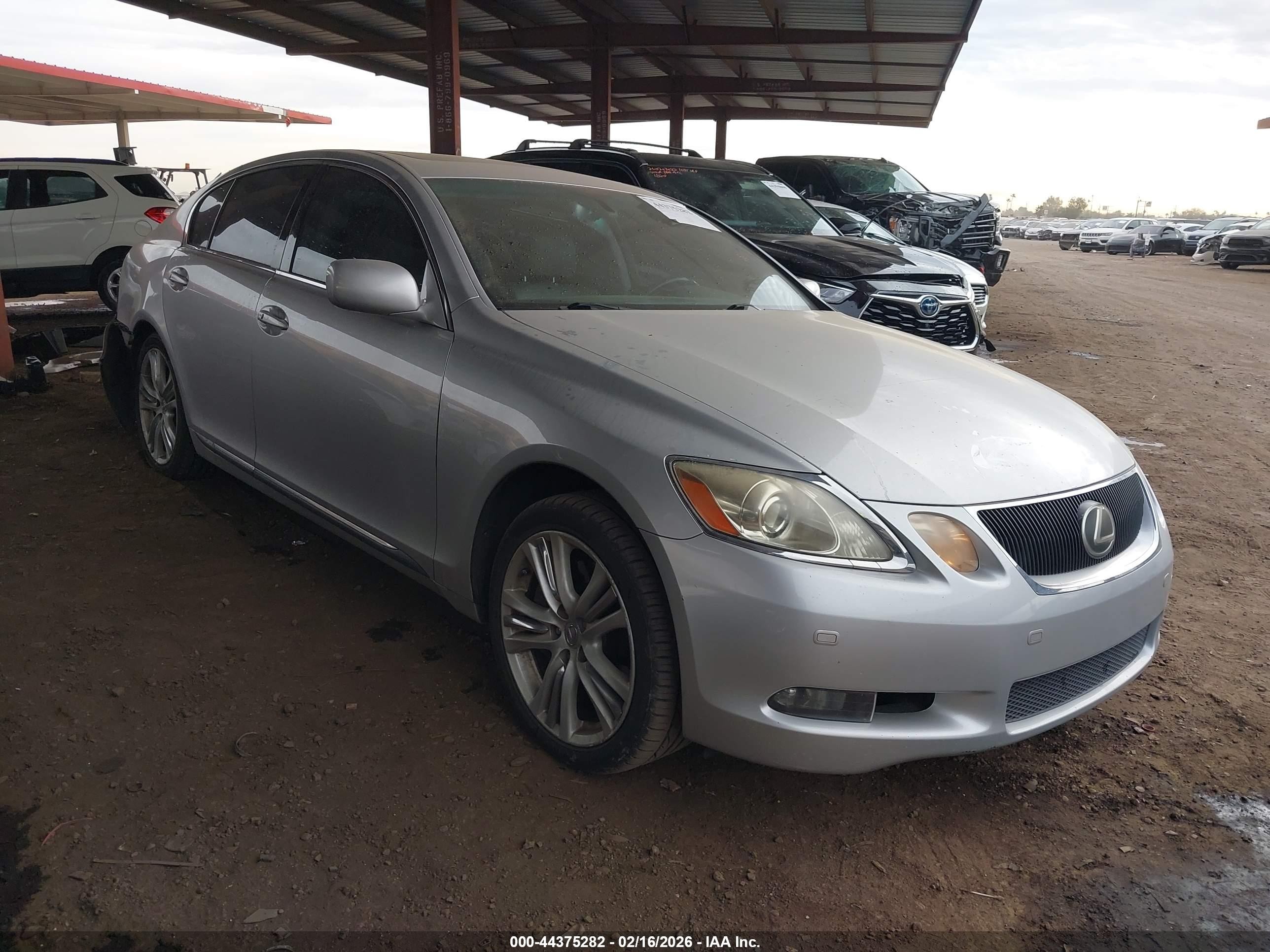 2007 Lexus Gs 450h   Серебряный vin: JTHBC96S075005756