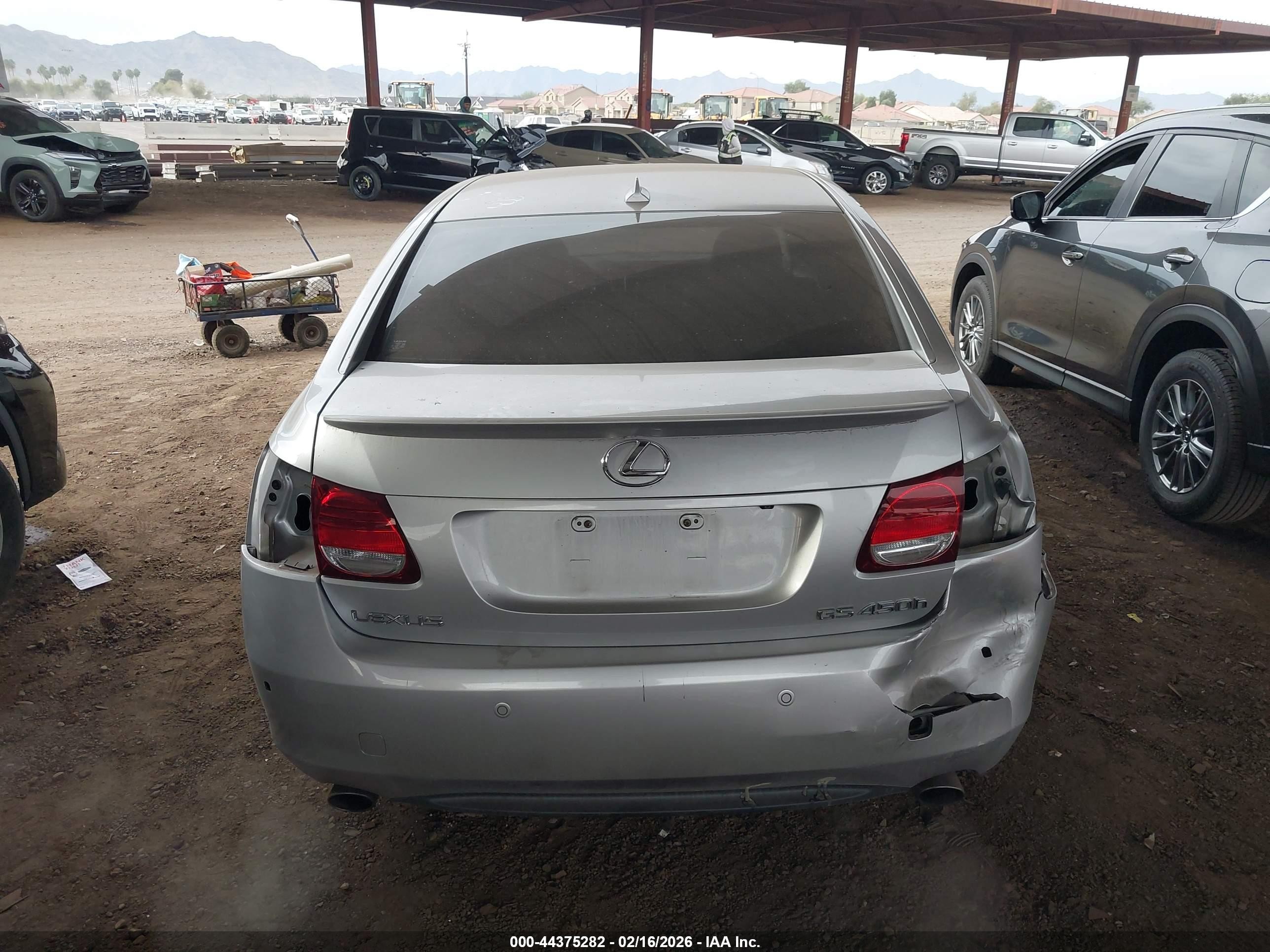 2007 Lexus Gs 450h   Серебряный vin: JTHBC96S075005756