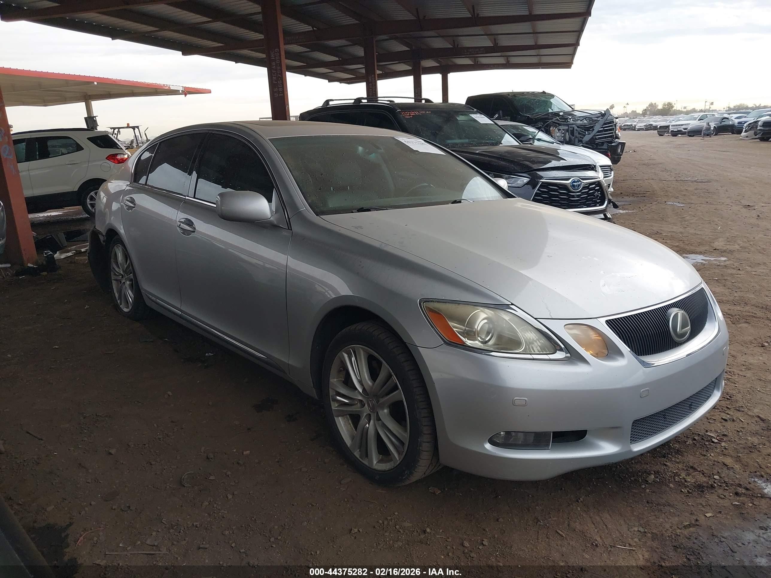 2007 Lexus Gs 450h   Серебряный vin: JTHBC96S075005756