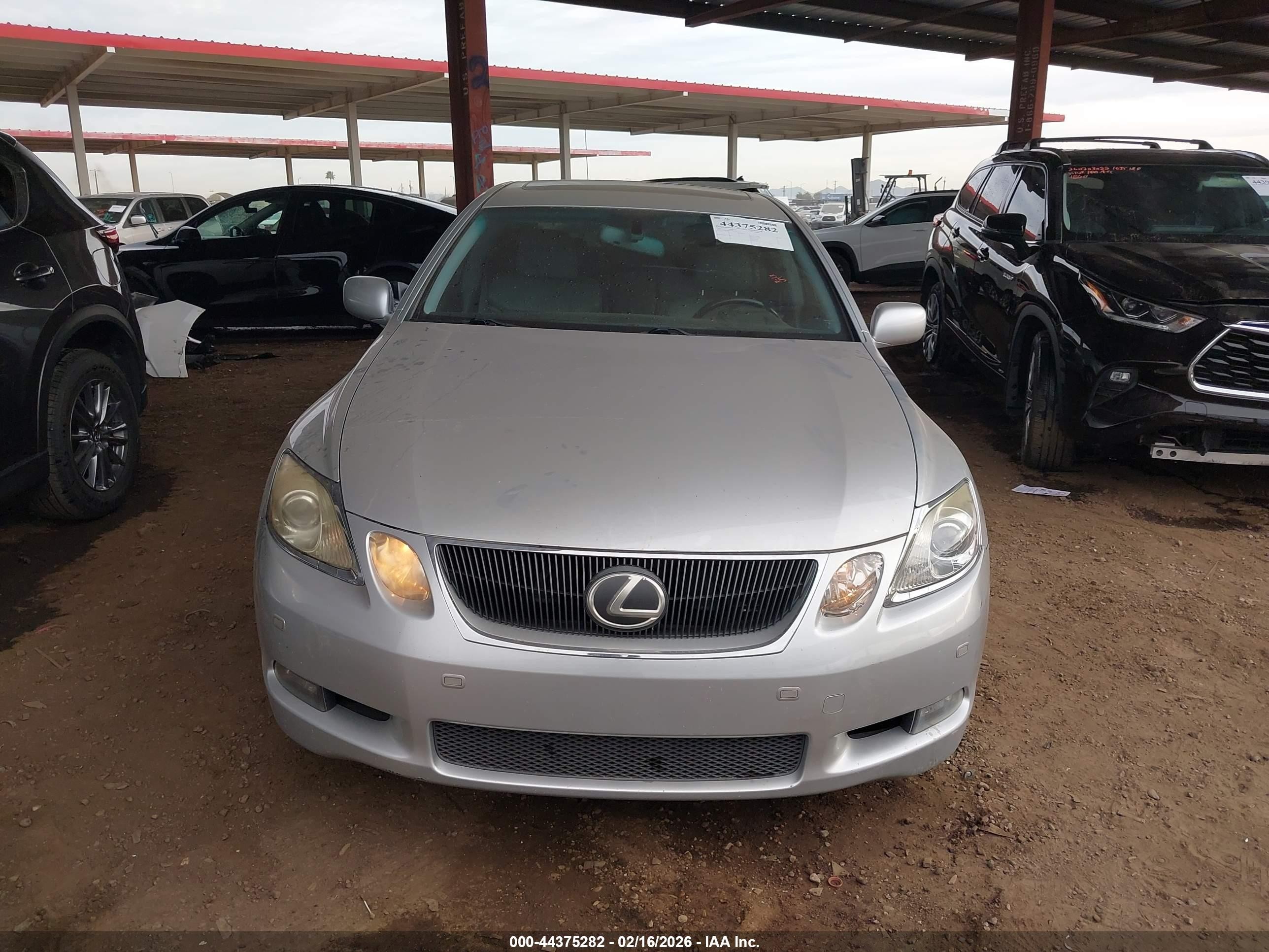 2007 Lexus Gs 450h   Серебряный vin: JTHBC96S075005756