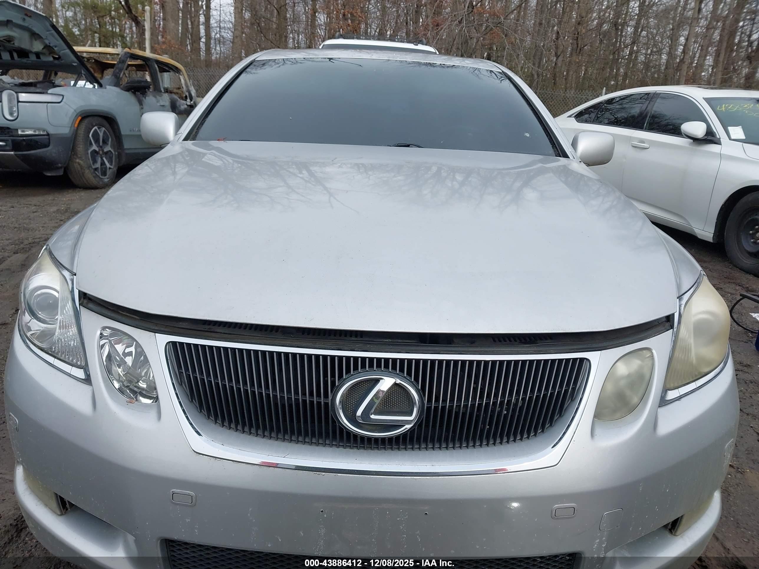 2007 Lexus Gs 450h   Серебряный vin: JTHBC96S075007653
