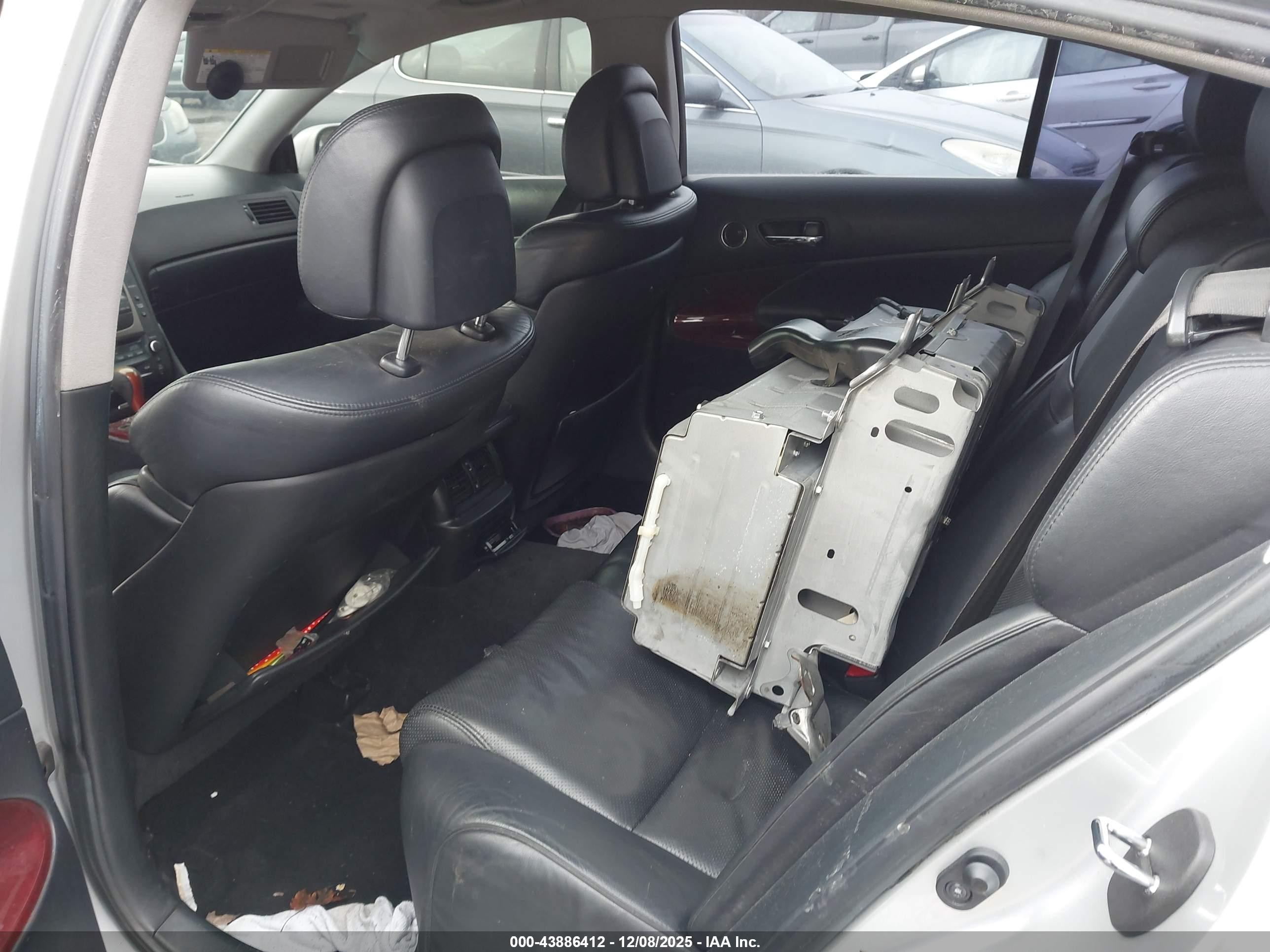 2007 Lexus Gs 450h   Серебряный vin: JTHBC96S075007653