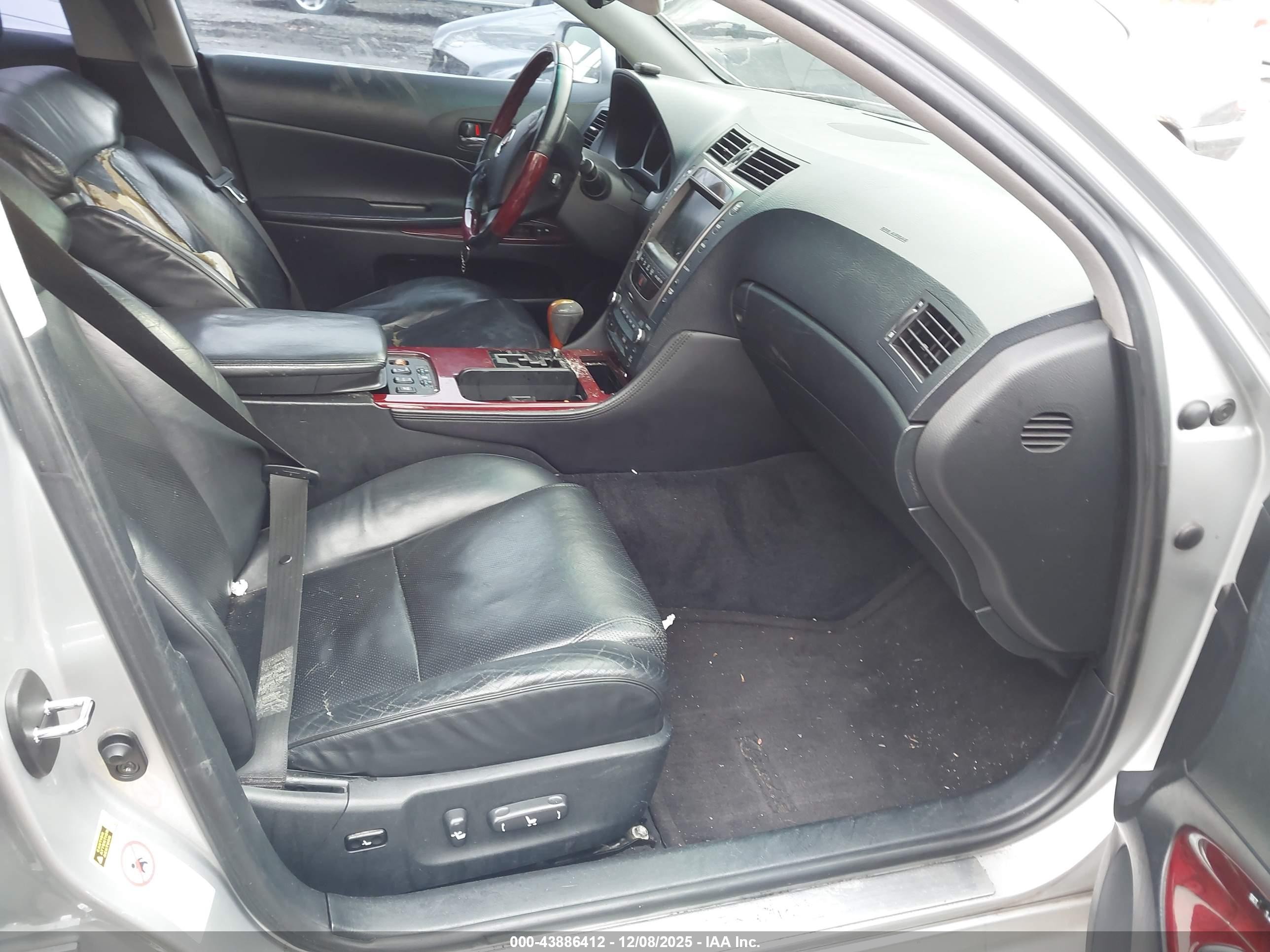 2007 Lexus Gs 450h   Серебряный vin: JTHBC96S075007653