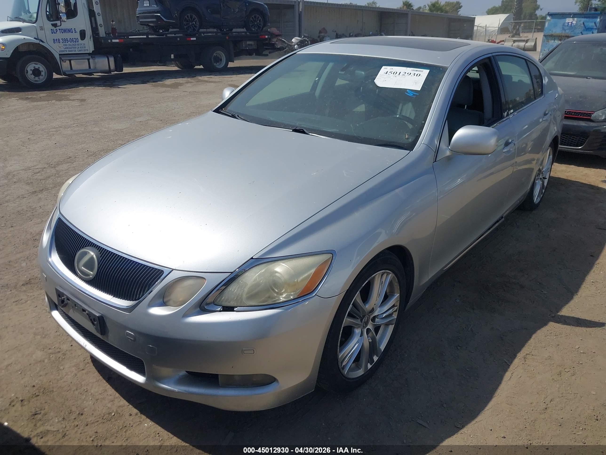2007 Lexus Gs 450h   Серебряный vin: JTHBC96S075008091