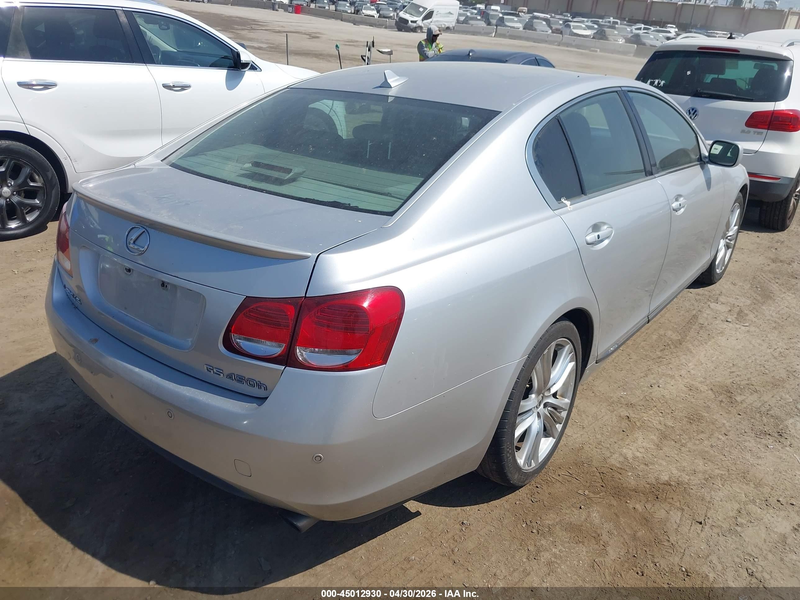 2007 Lexus Gs 450h   Серебряный vin: JTHBC96S075008091