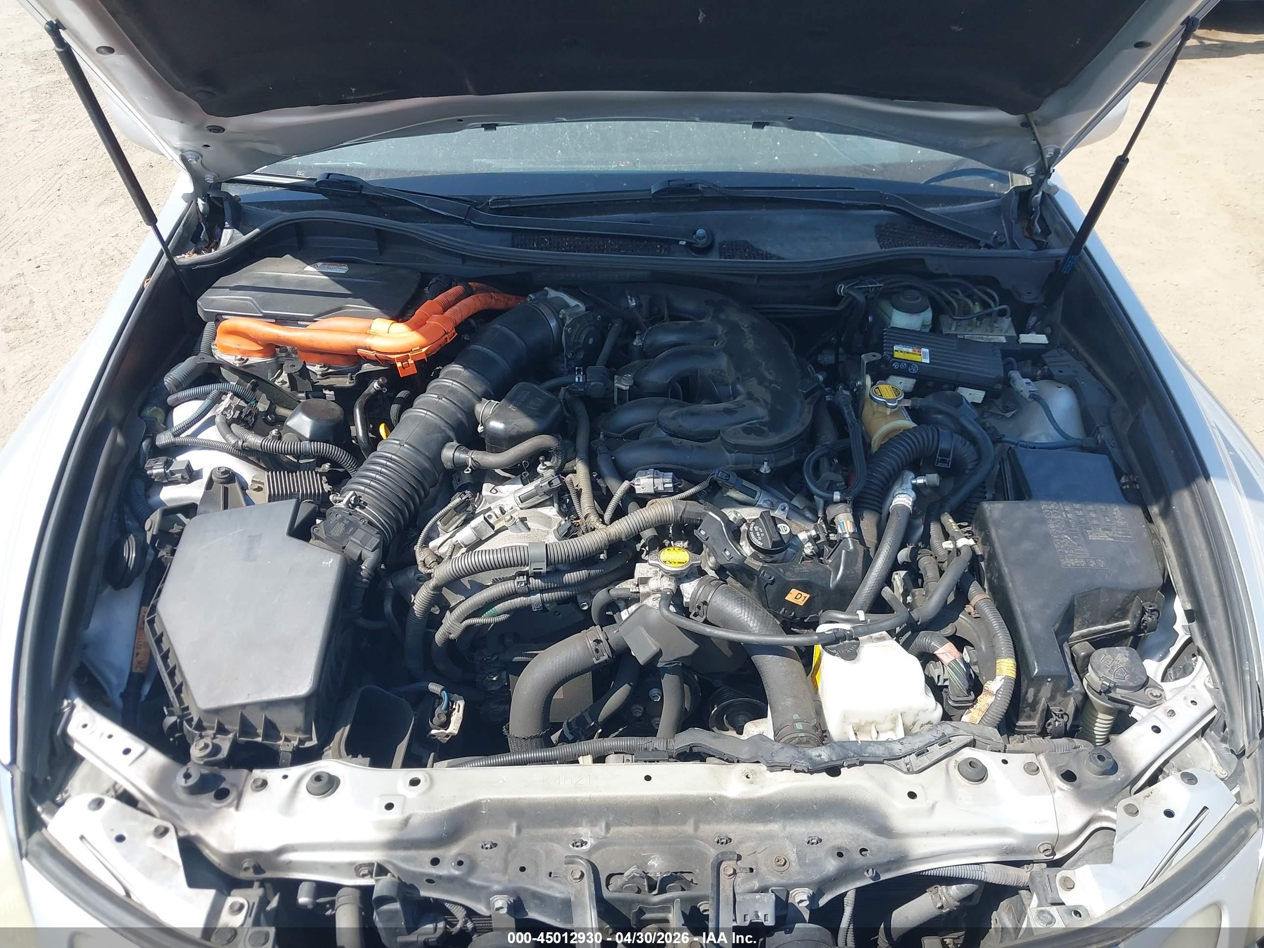2007 Lexus Gs 450h   Серебряный vin: JTHBC96S075008091