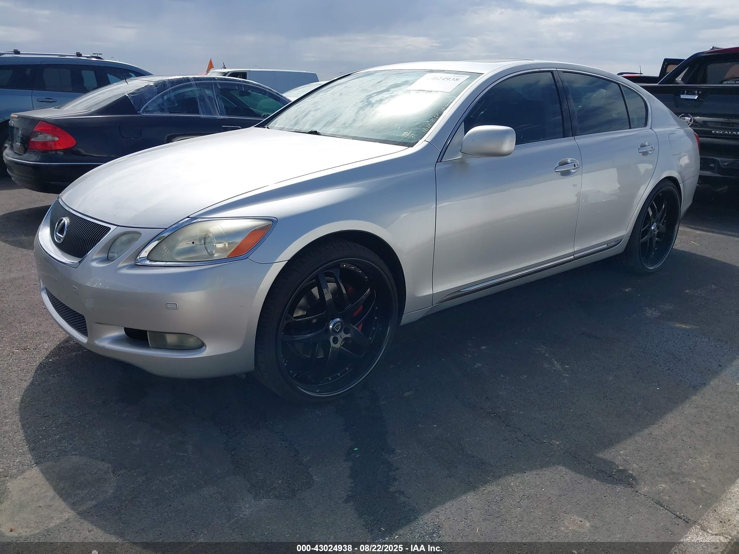 2007 Lexus Gs 450h   Серебряный vin: JTHBC96S175000937