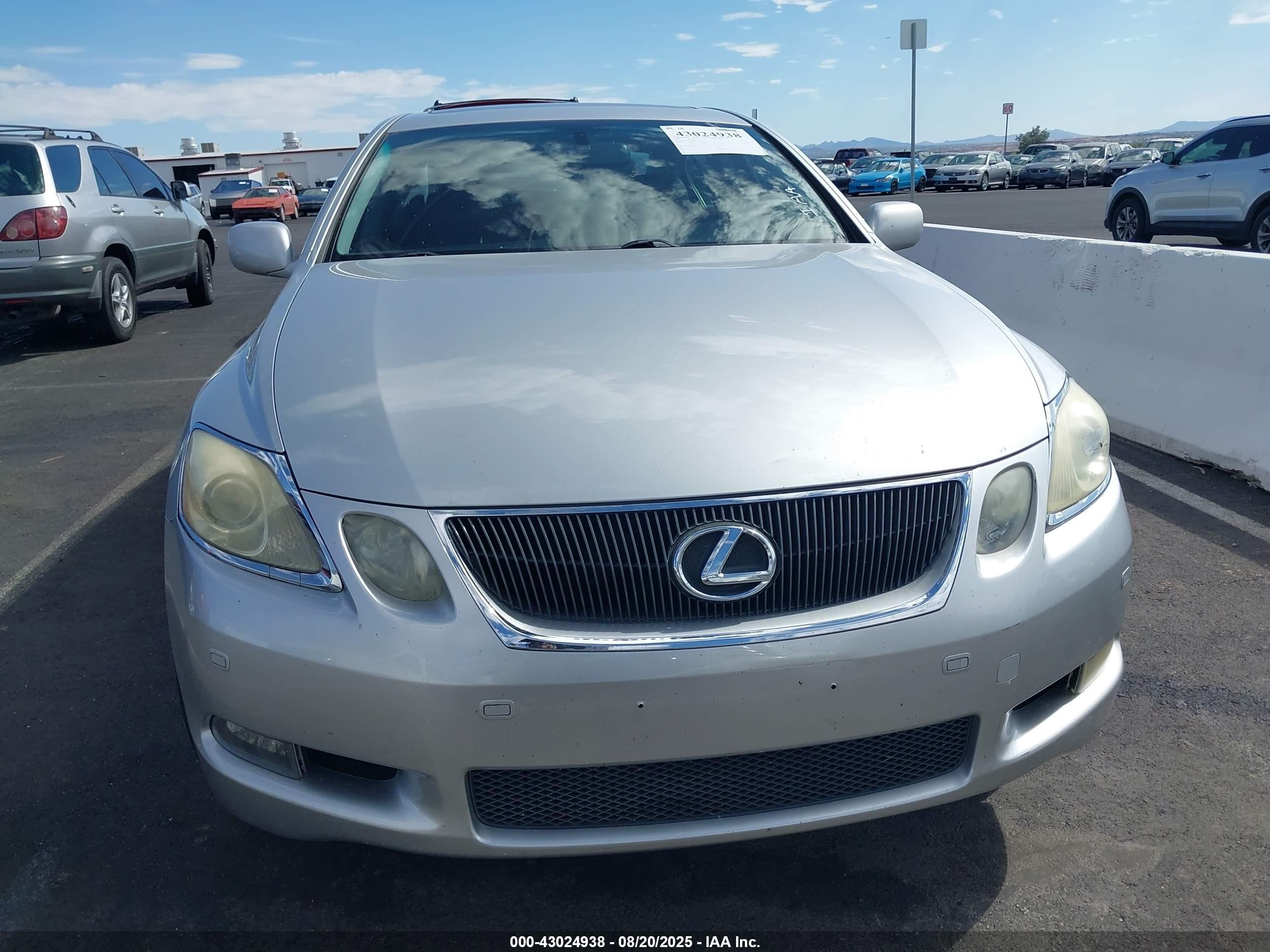 2007 Lexus Gs 450h   Серебряный vin: JTHBC96S175000937