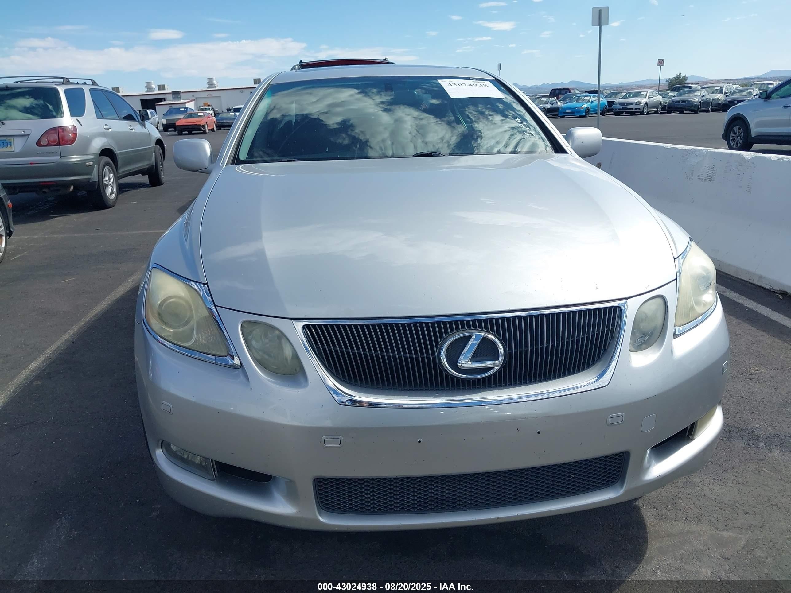2007 Lexus Gs 450h   Серебряный vin: JTHBC96S175000937