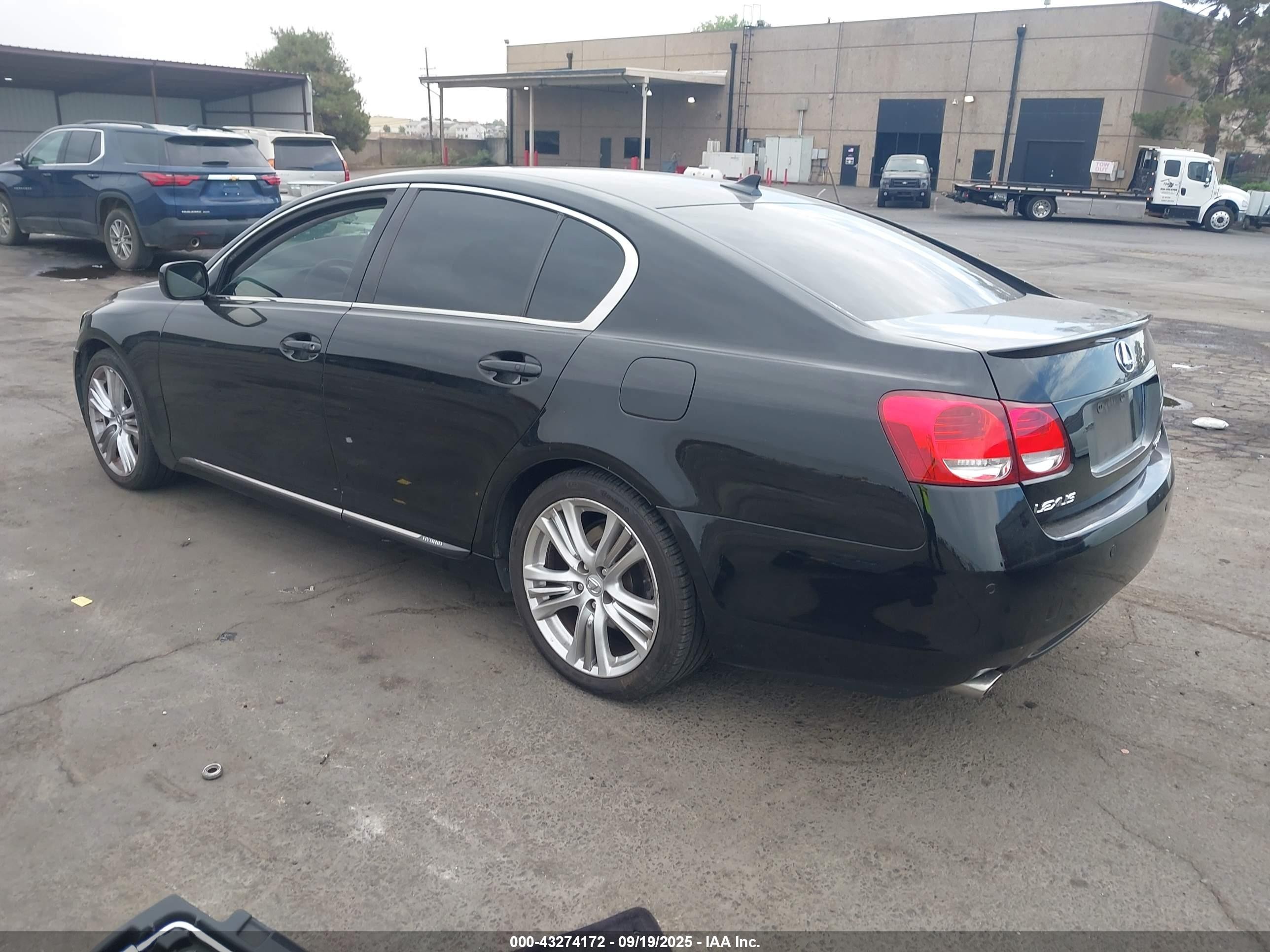 2007 Lexus Gs 450h   Черный vin: JTHBC96S175004776