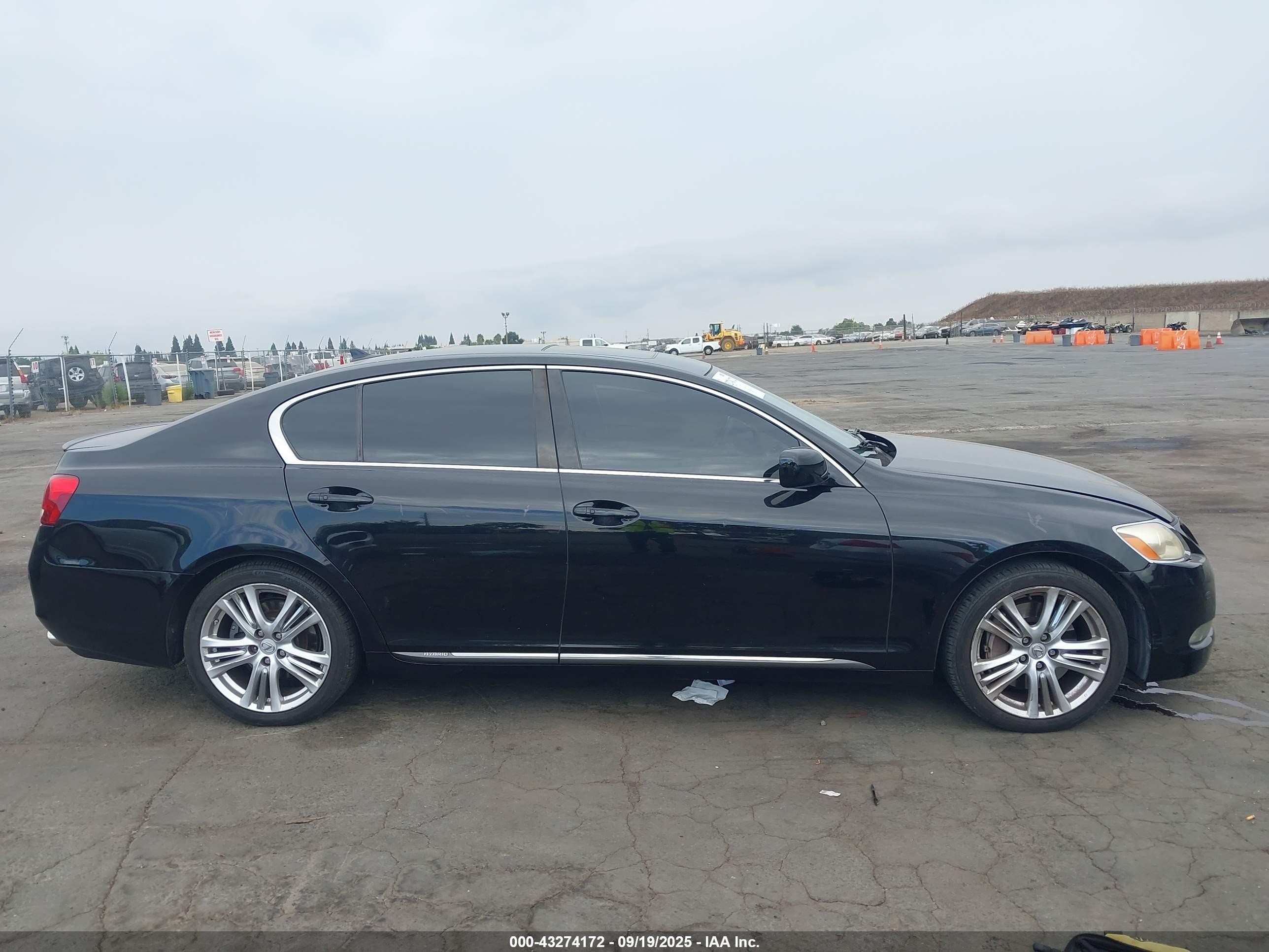 2007 Lexus Gs 450h   Черный vin: JTHBC96S175004776