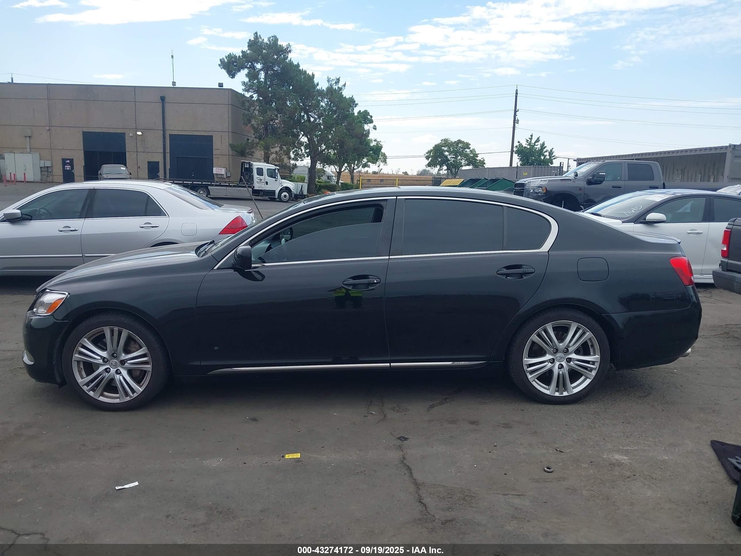 2007 Lexus Gs 450h   Черный vin: JTHBC96S175004776